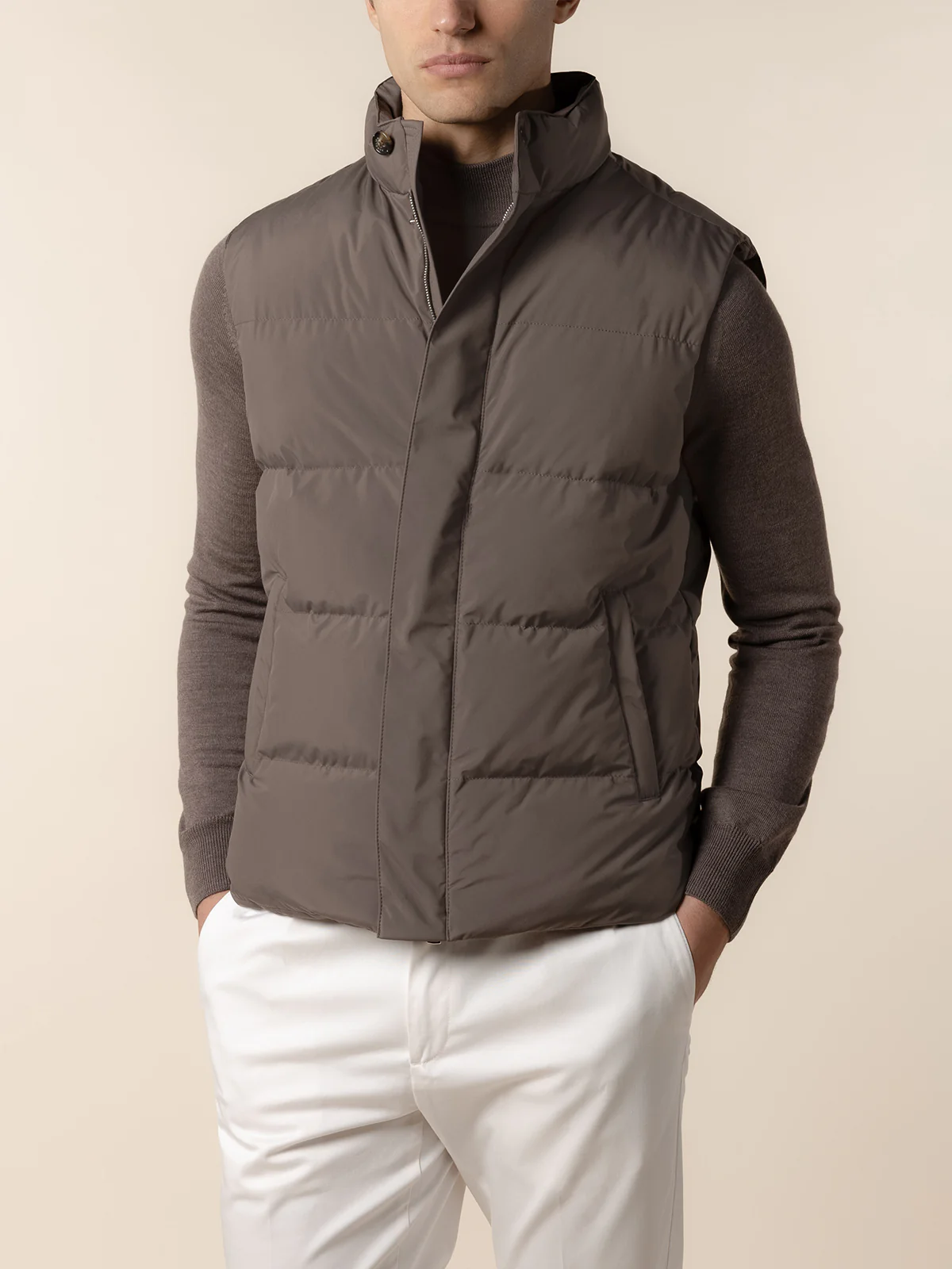 Ash Grey AUR1 Body Warmer - Image 2