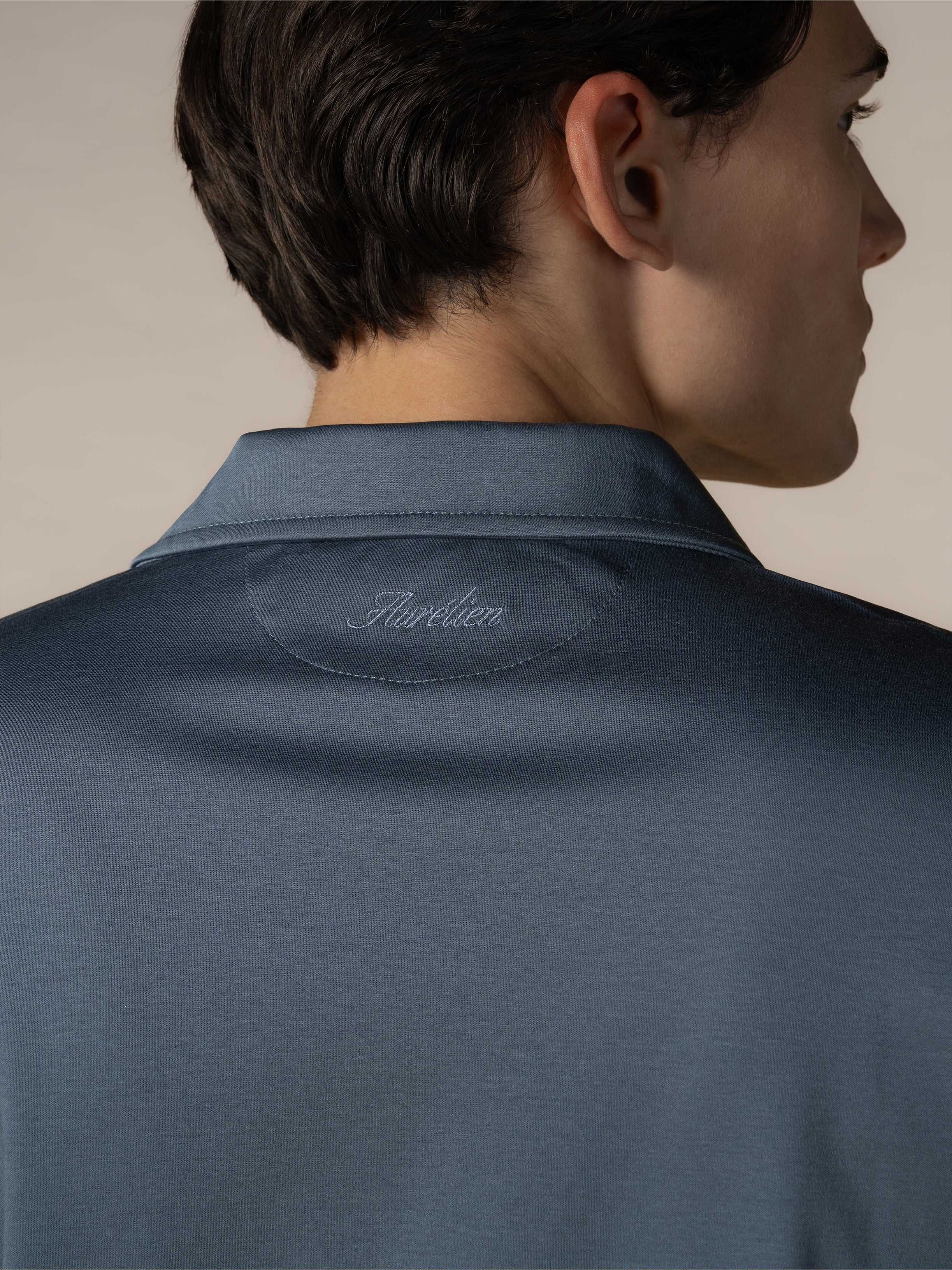 AUR1 Polo Steel Blue - Image 5