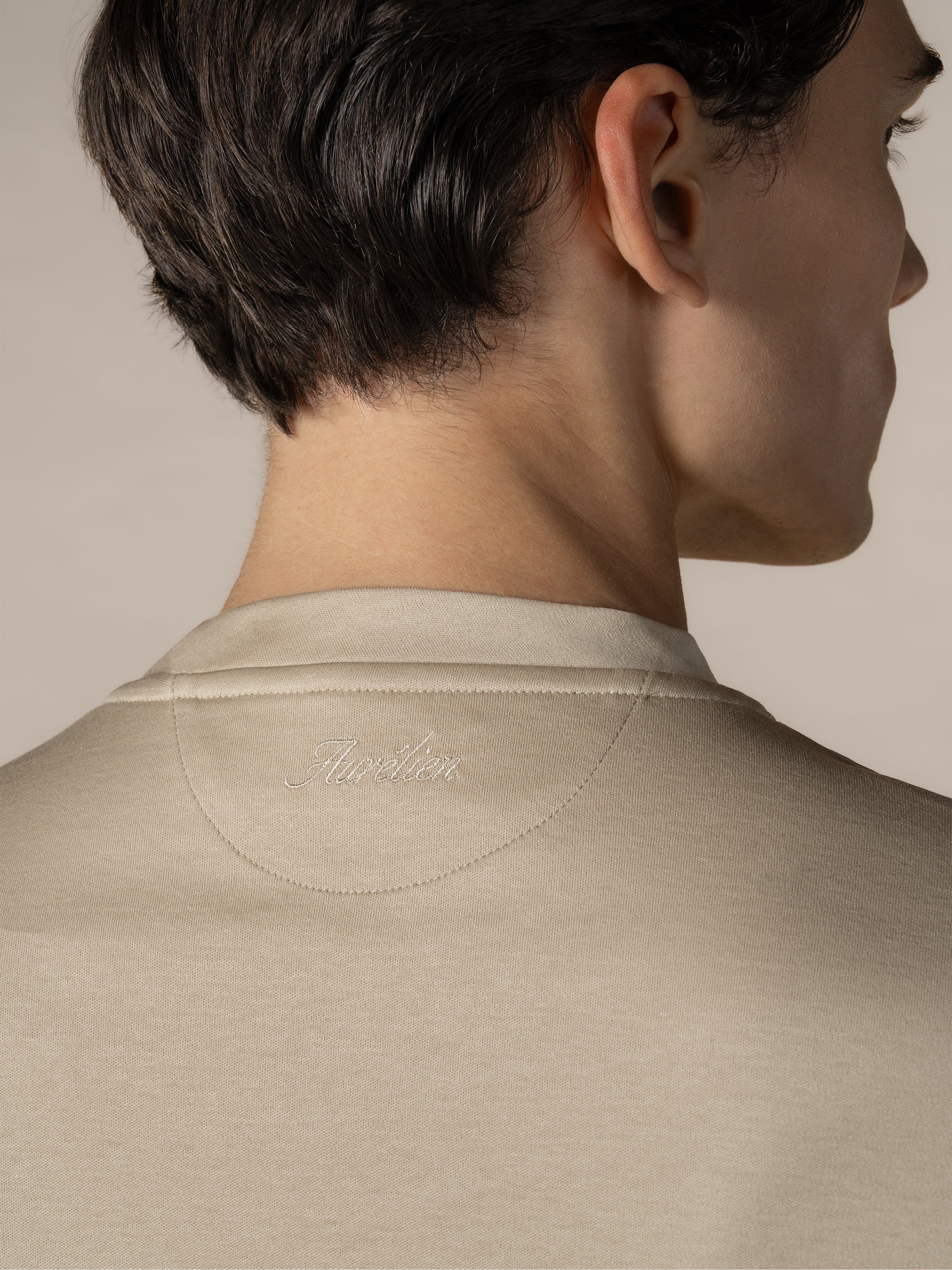 AUR1 T-Shirt Light Beige - Image 4