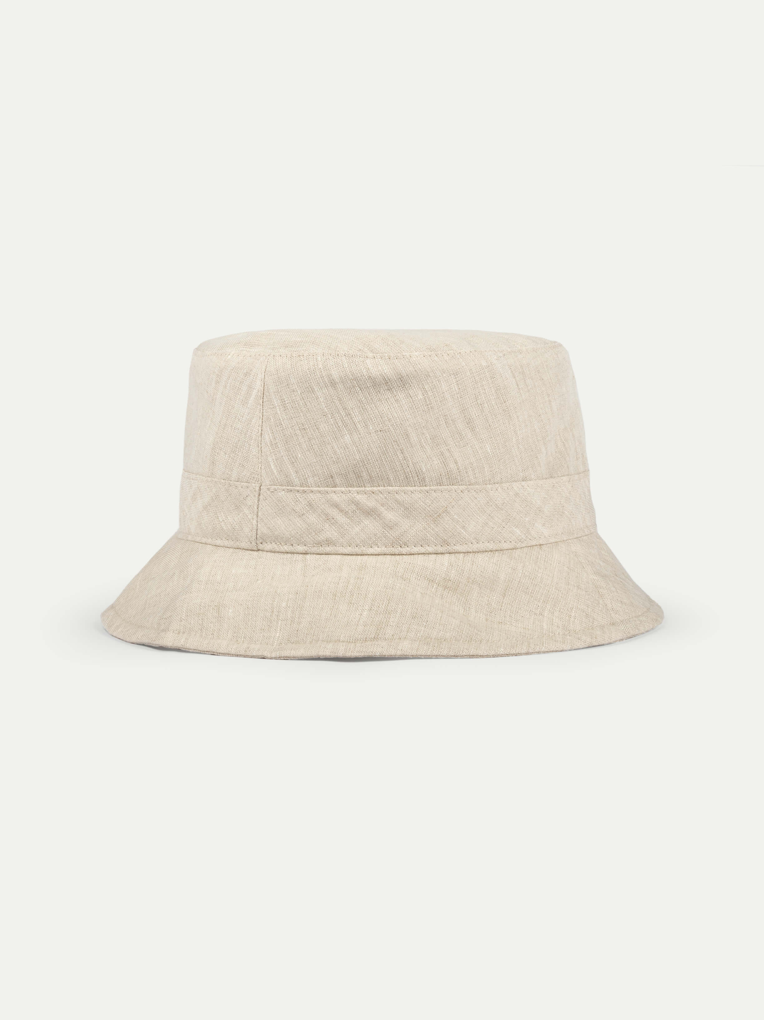 Sand Linen Bucket Hat - Image 3