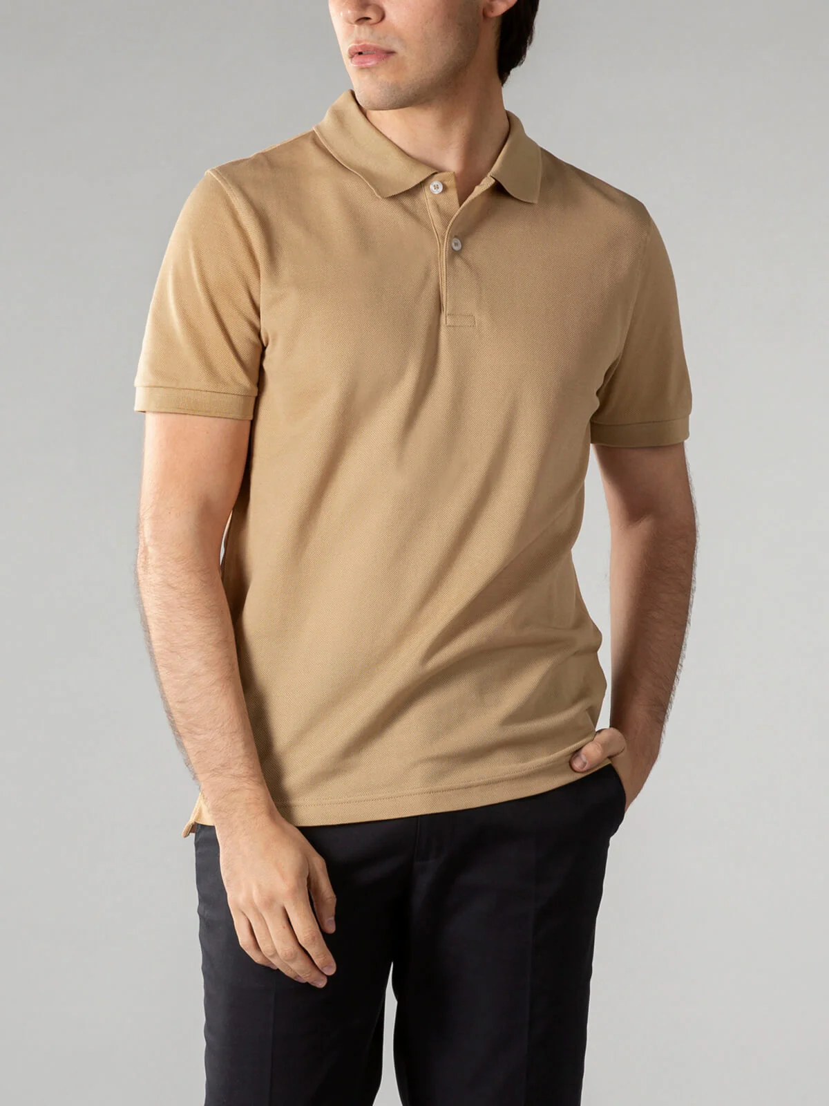 Beige Polo Shirt - Image 2
