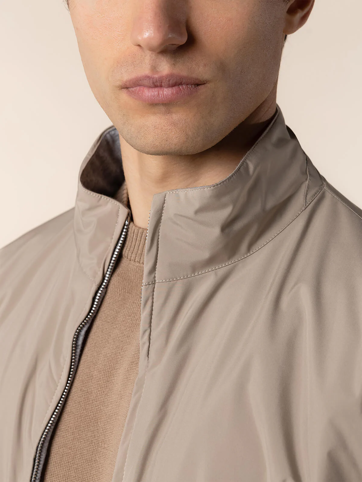 Beige Reversible Resort Jacket - Image 4