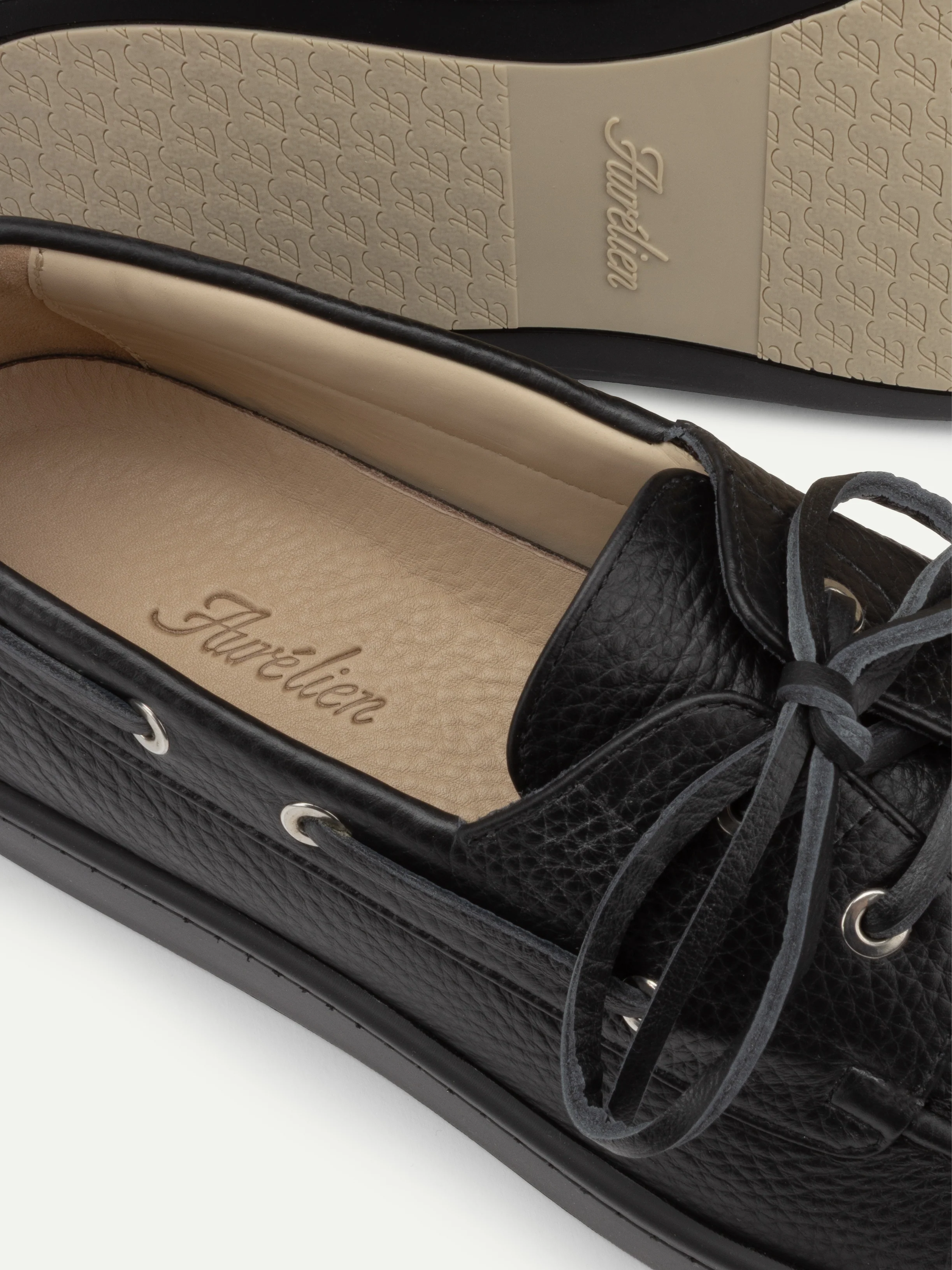 Black II Boat Sneaker - Image 3