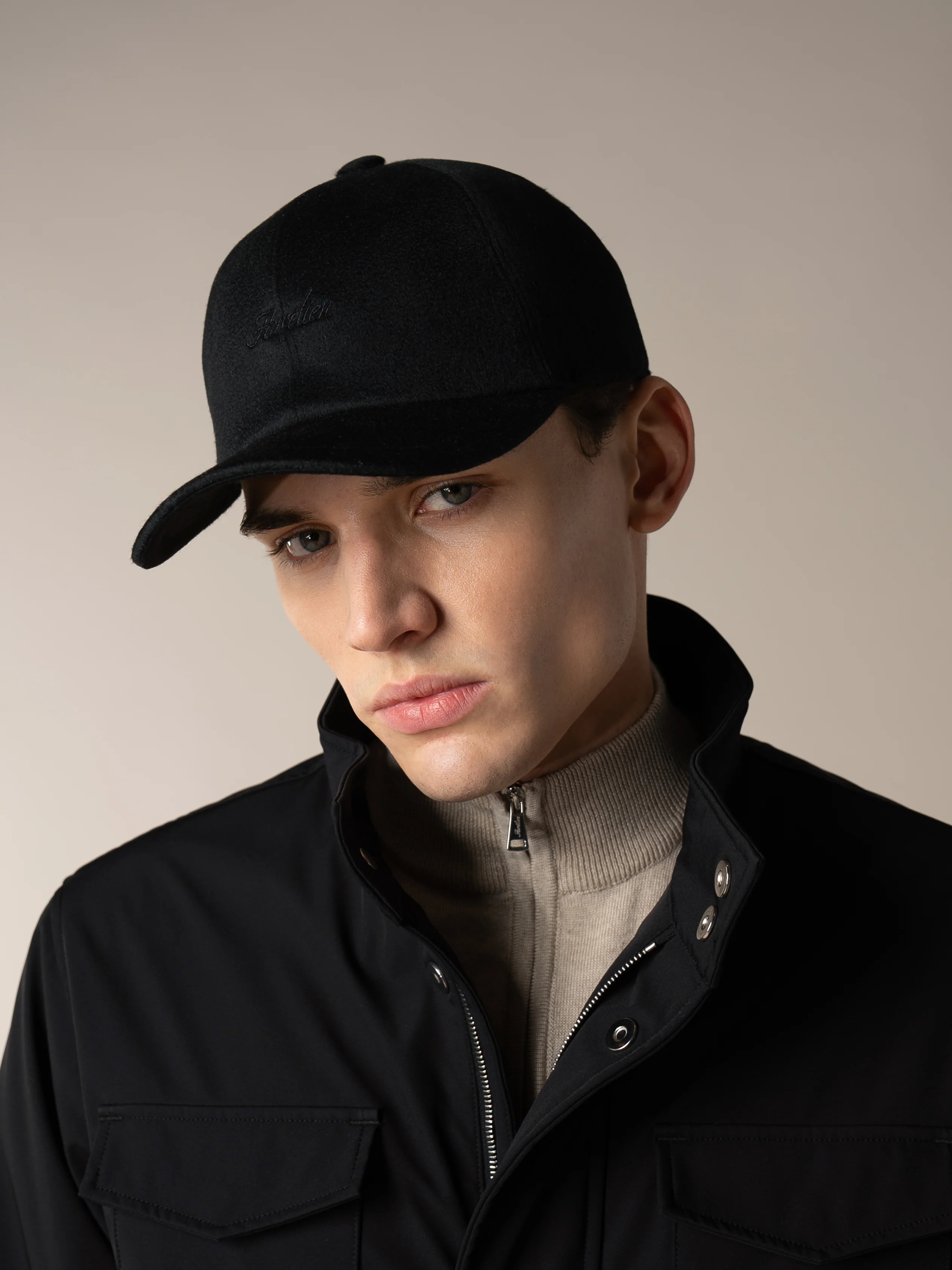 Black Baseball Cap - Image 2