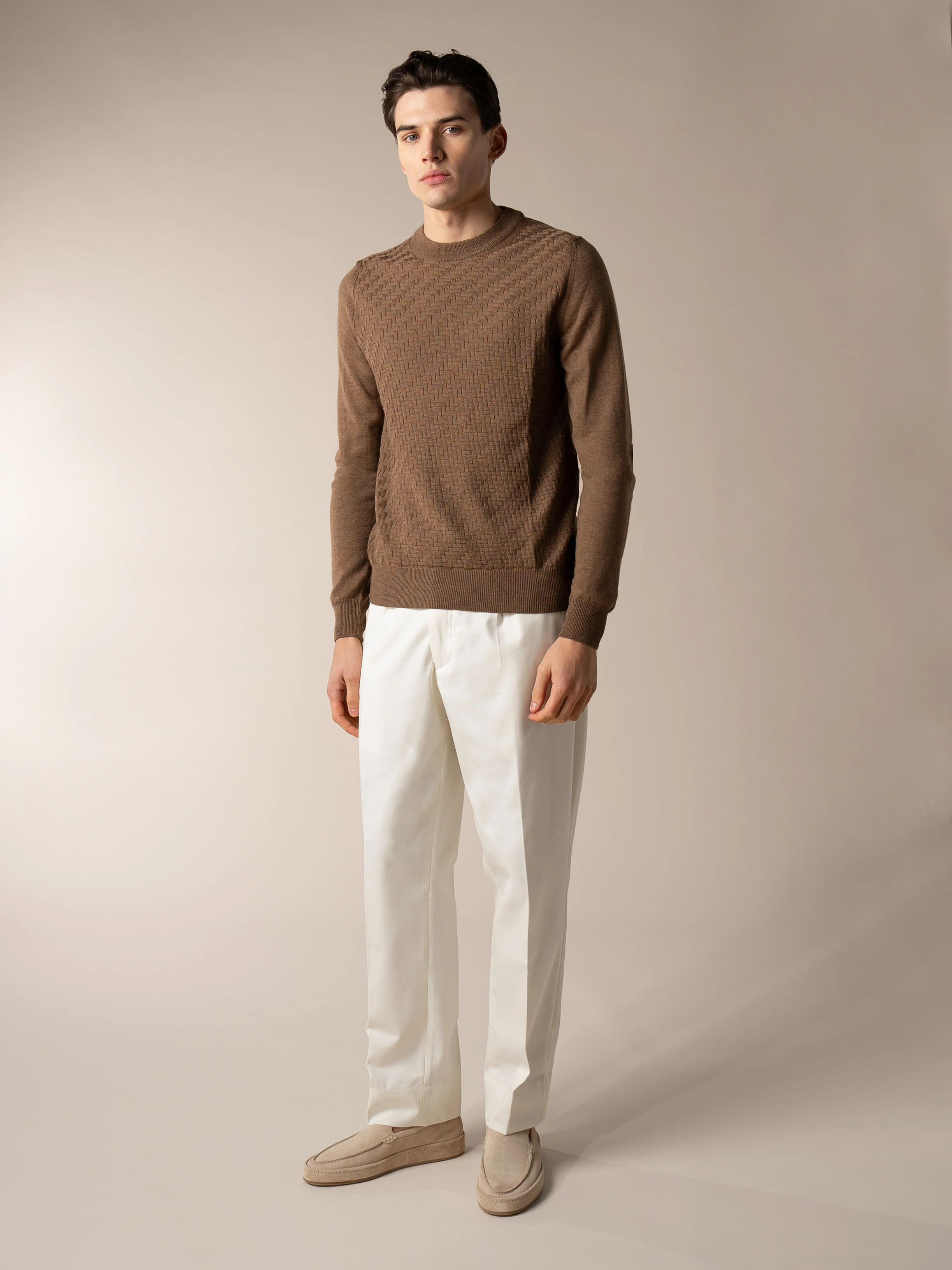 Brown City Crew Basket Weave - Image 6