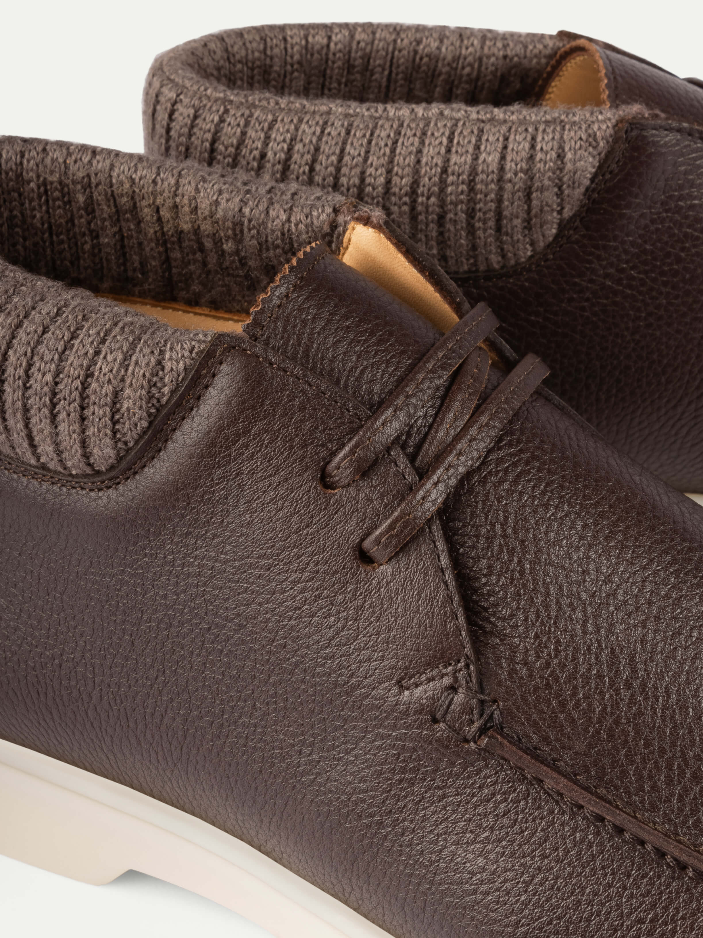 Brown Grain Desert Boot - Image 2