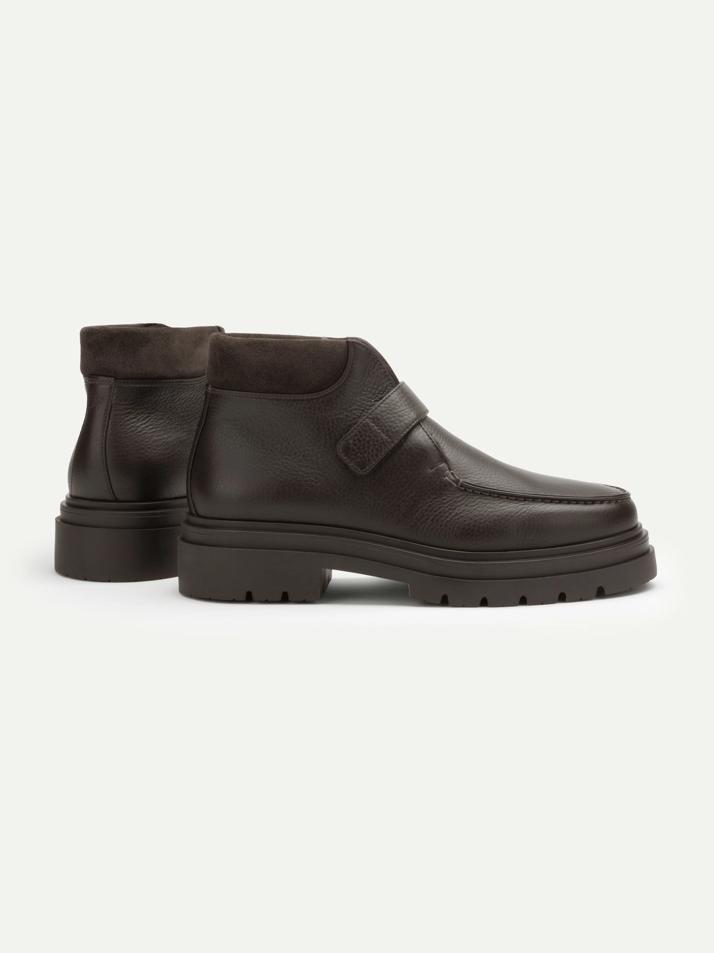 Brown Grain Alpine Boot with Fur - Image 4