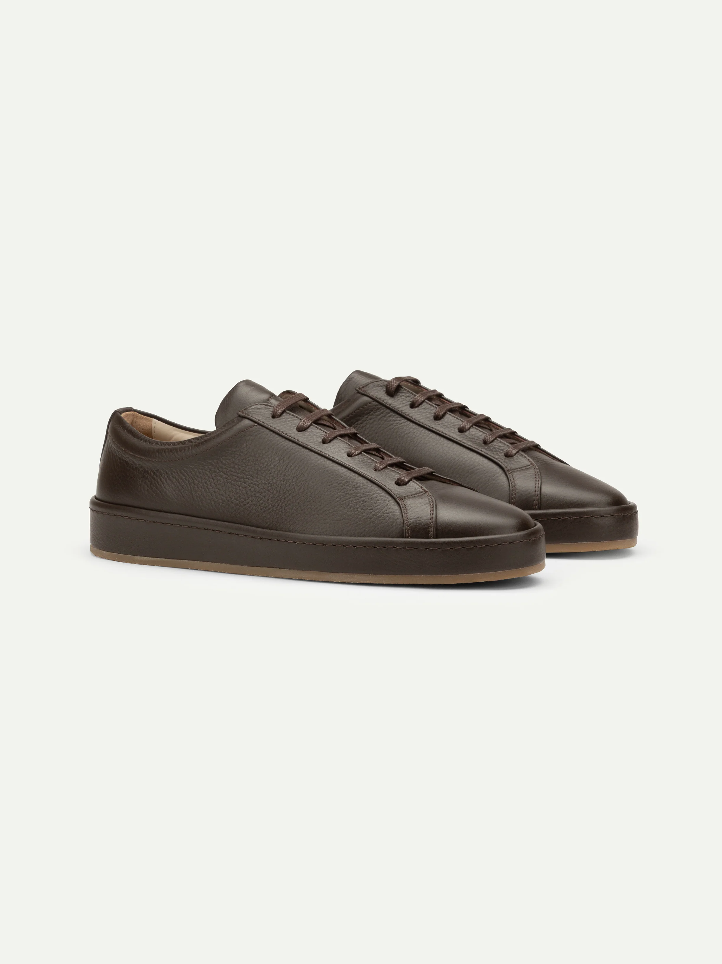 Brown Grain Voyager Sneaker