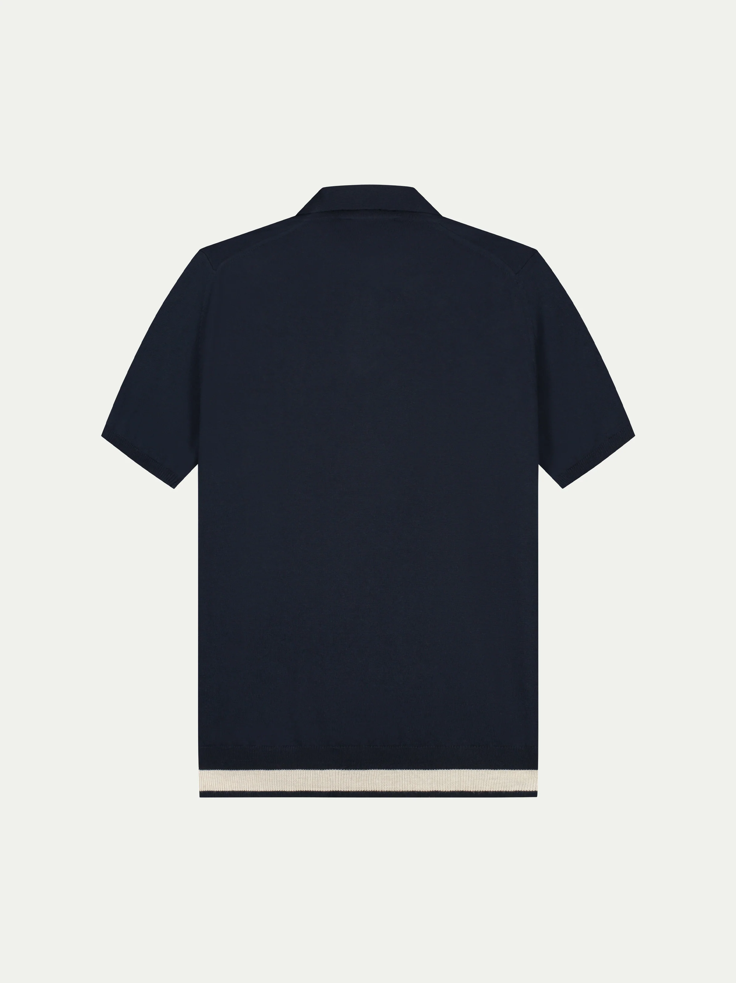 Buttonless AUR1 Polo Navy - Image 5