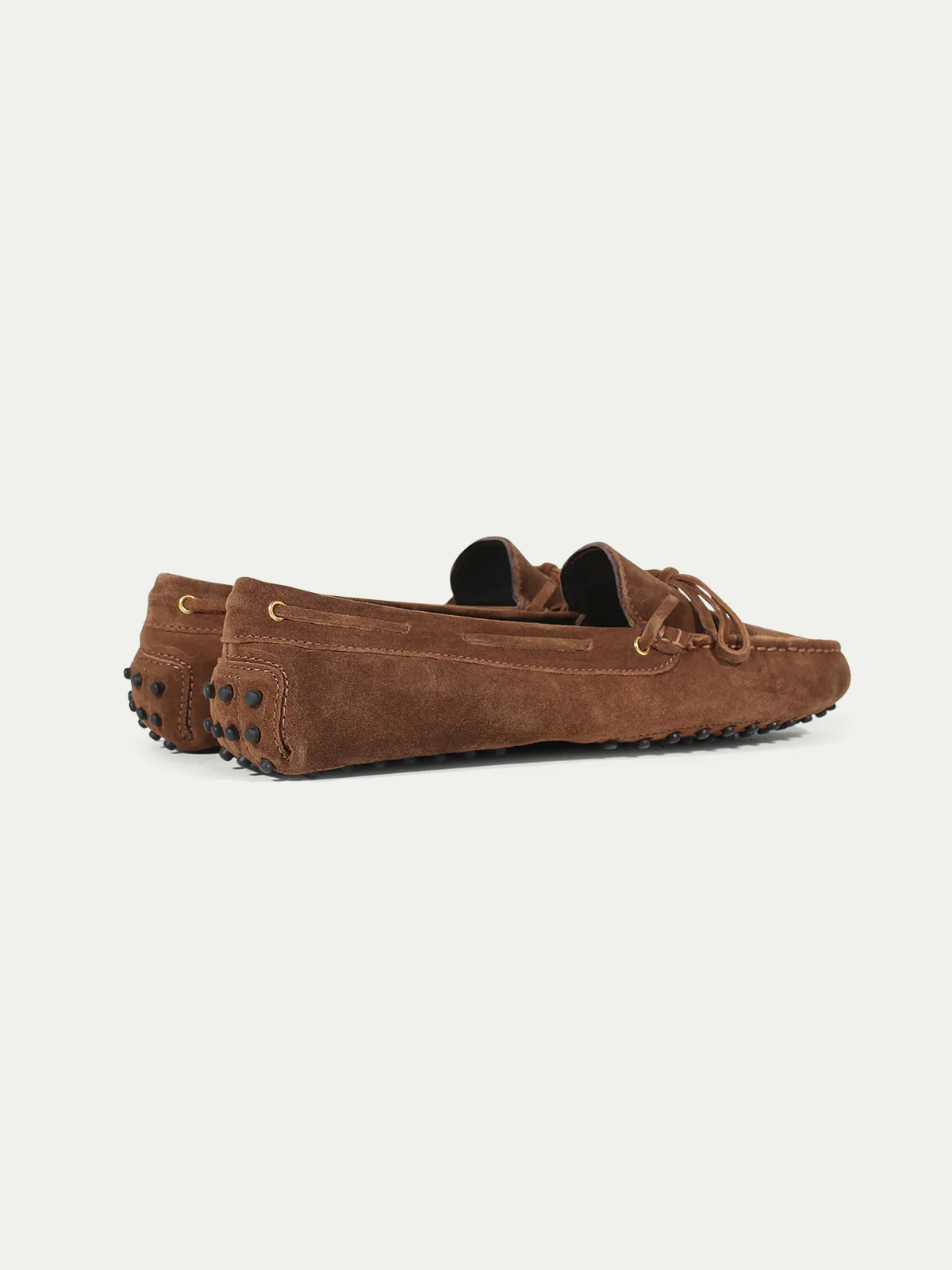 Caramel Suede Driving Shoes - Image 3