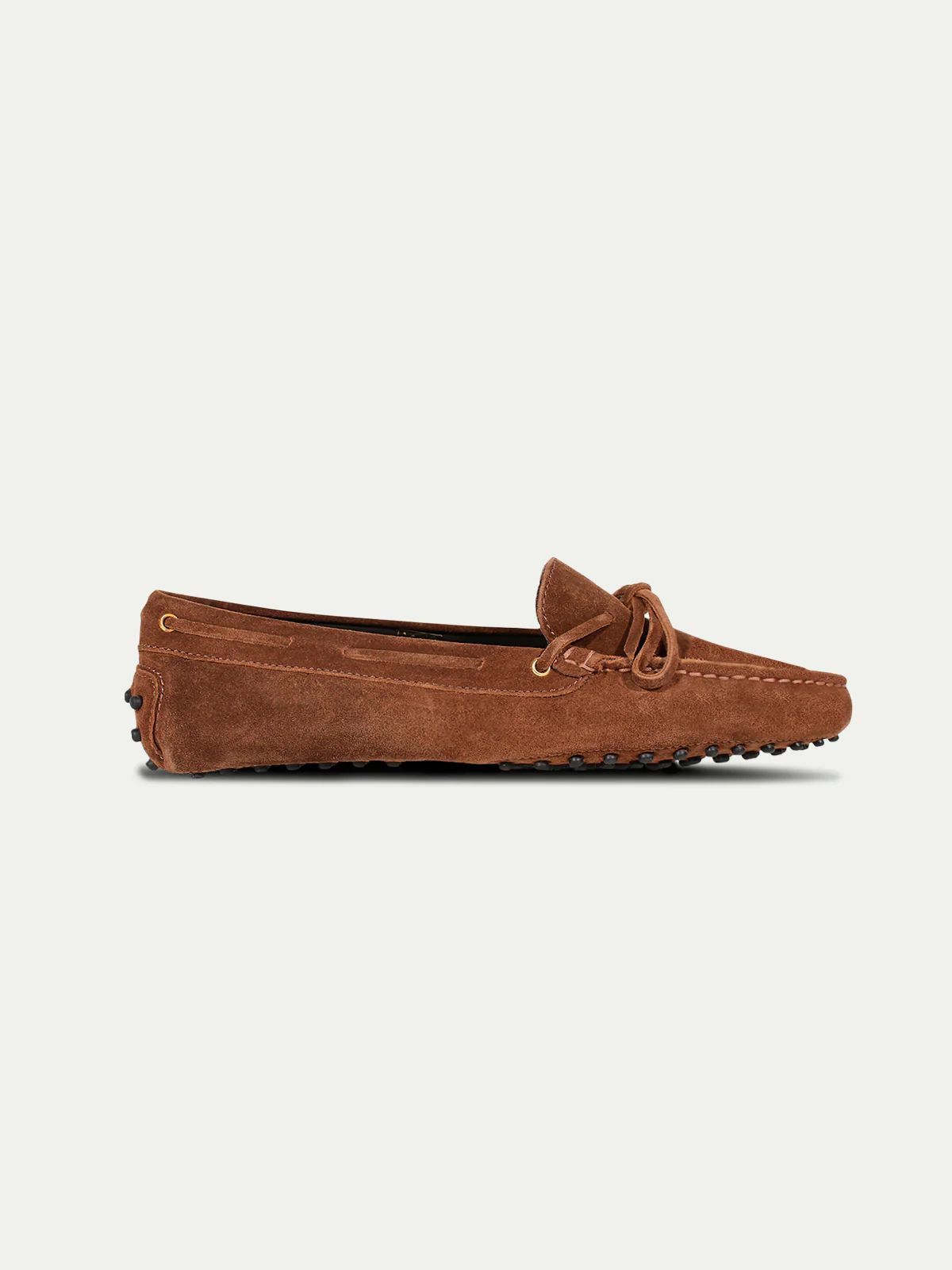 Caramel Suede Driving Shoes - Image 4