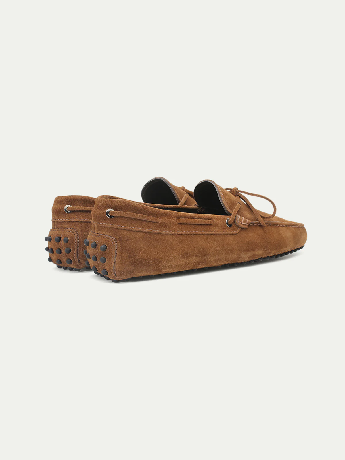 Caramel Suede Driving Shoes - Image 3