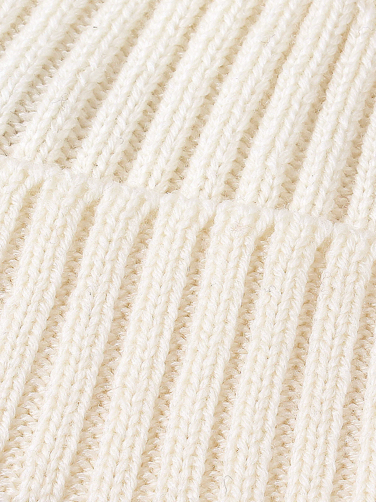 Extrafine Merino Hat Ivory - Image 3