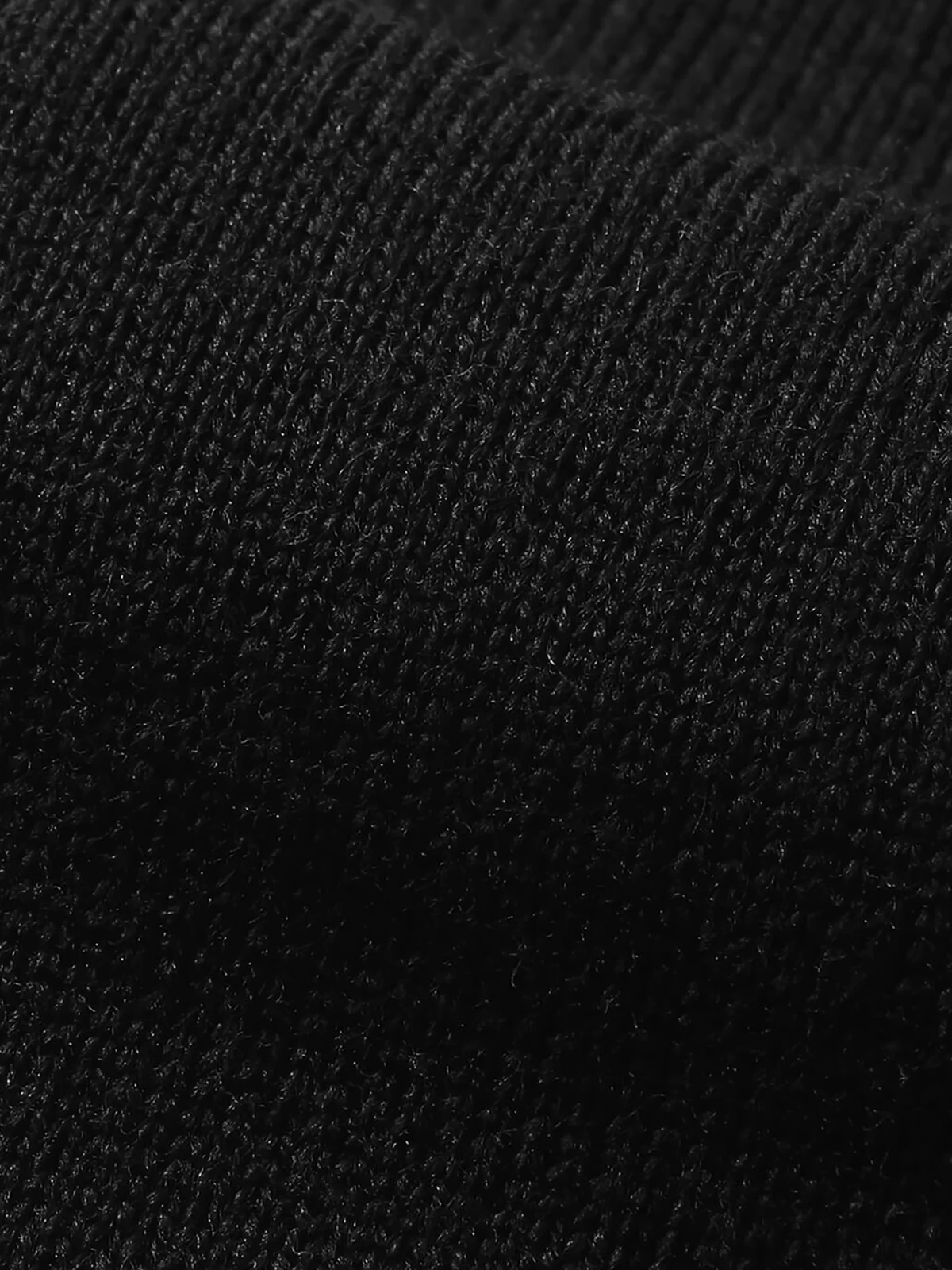 Extrafine Merino Polo Black - Image 5