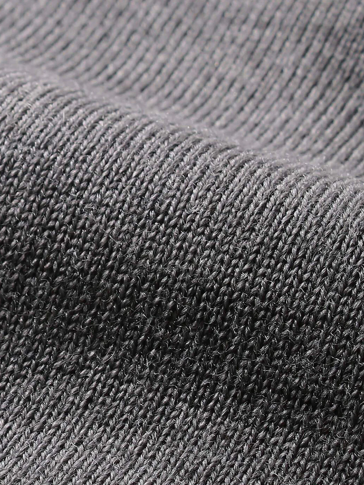 Extrafine Merino Polo Dark Grey - Image 5