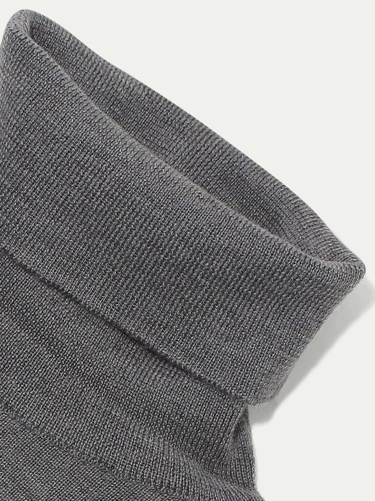 Extrafine Merino Rollneck Dark Grey - Image 4