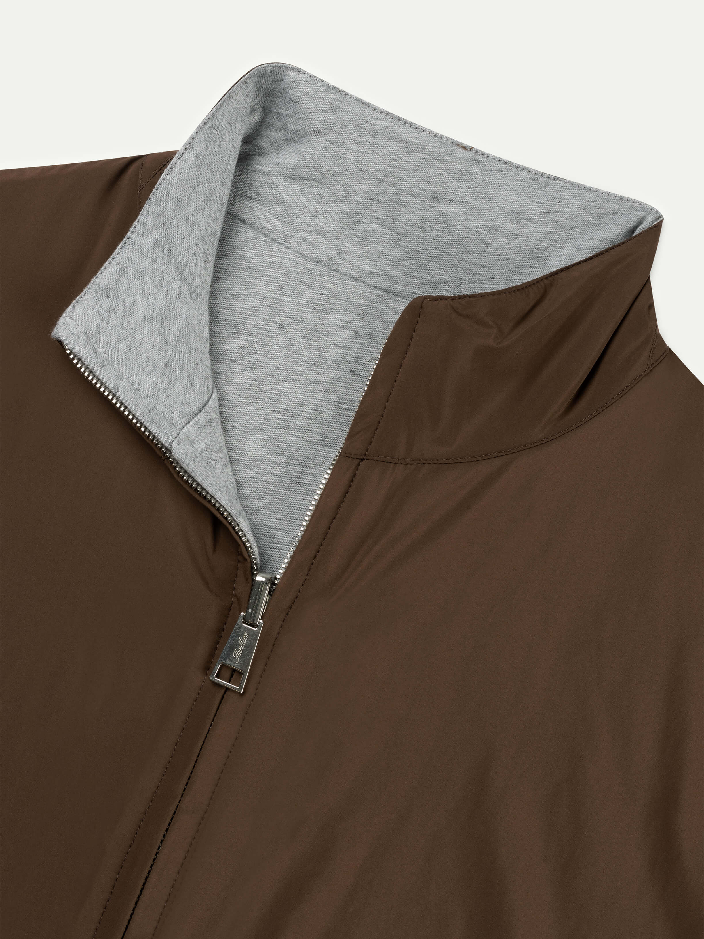 Chocolate Reversible Resort Body Warmer - Image 3