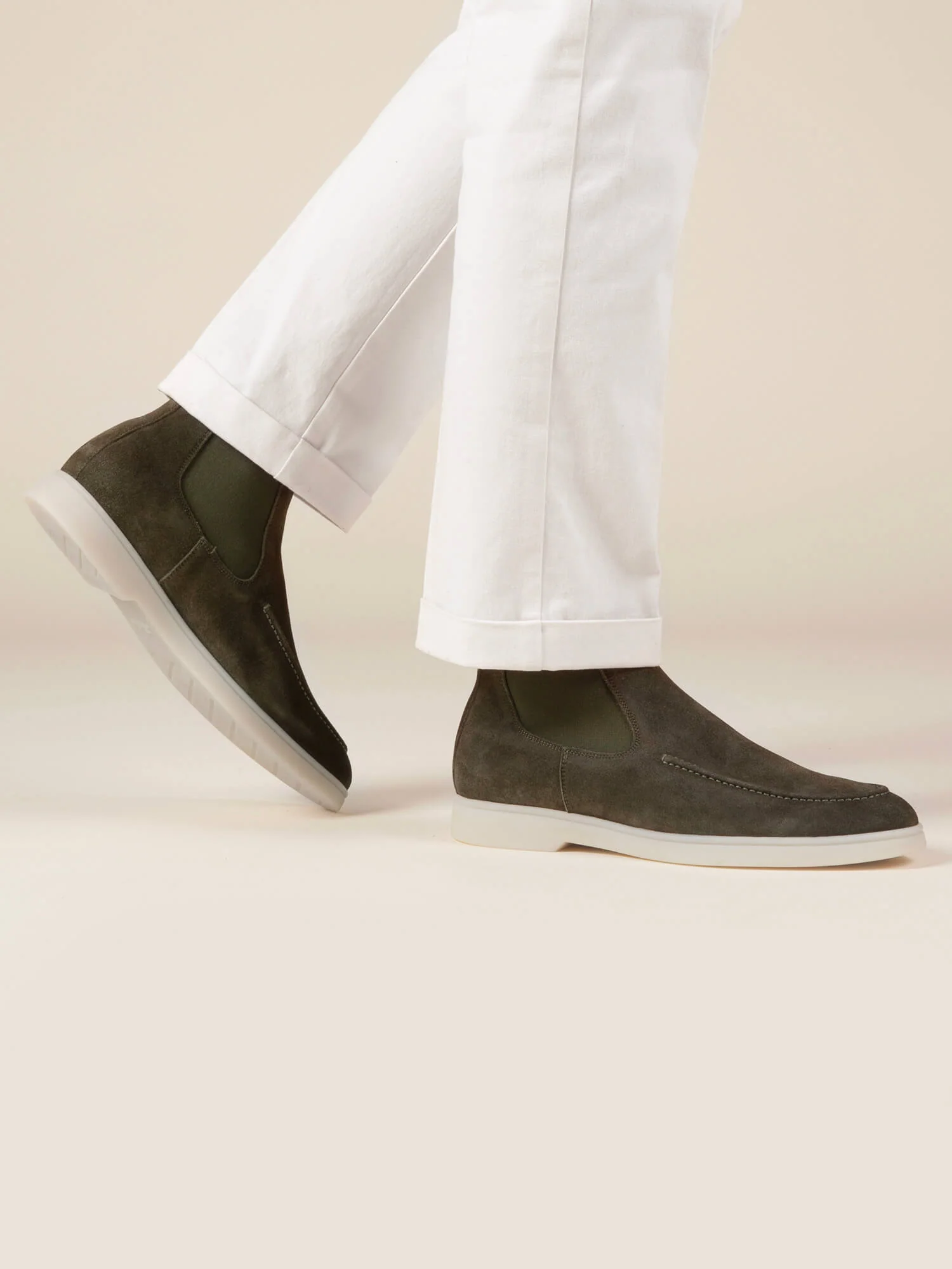 City Chelsea Boots Olive - Image 2