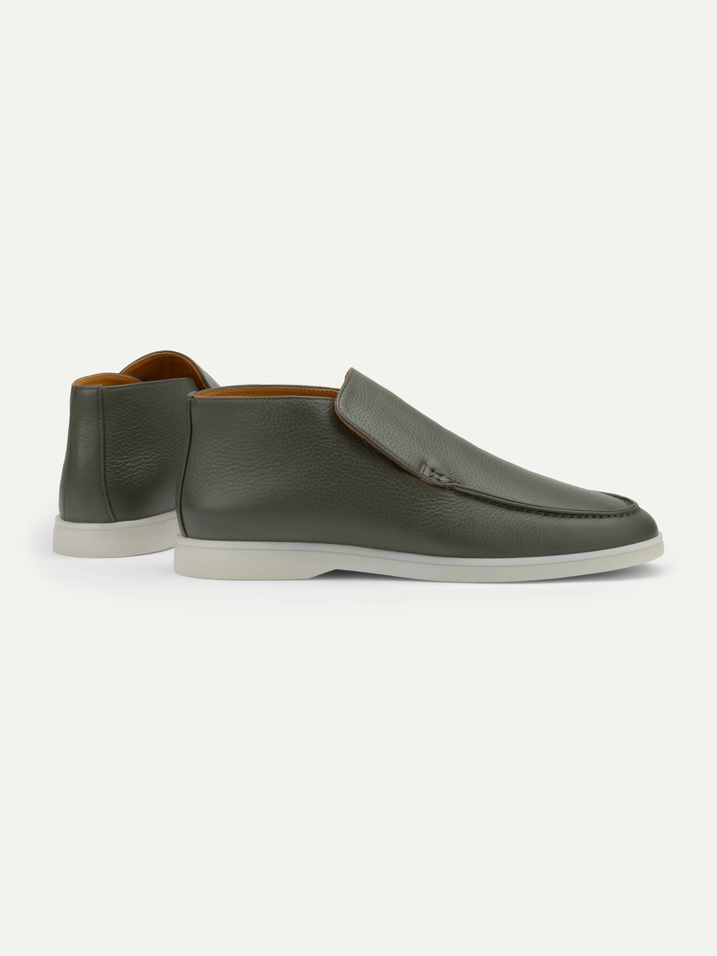 Classic Green Grain City Loafer - Image 5