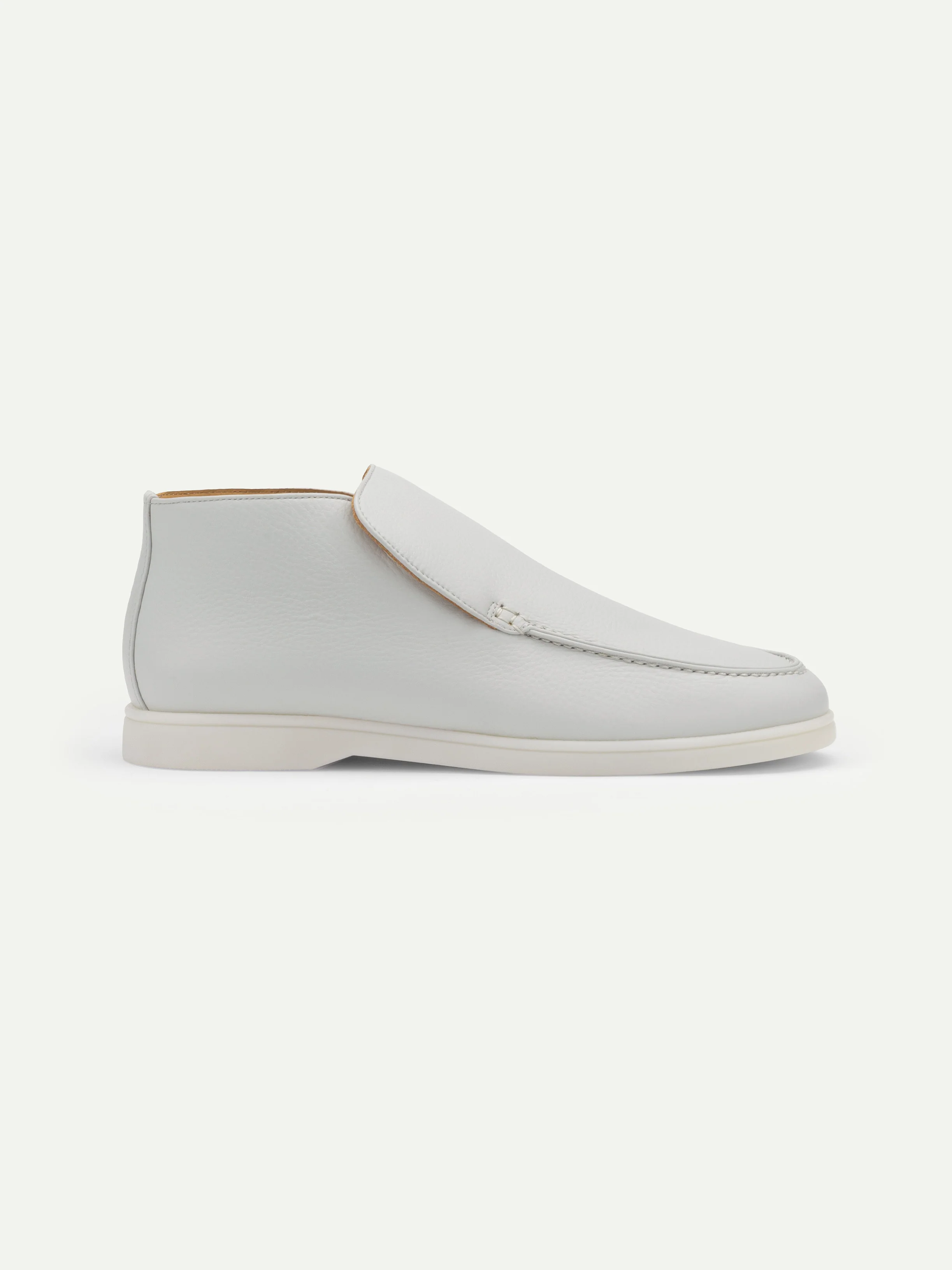 Classic Grey Grain City Loafer - Image 6