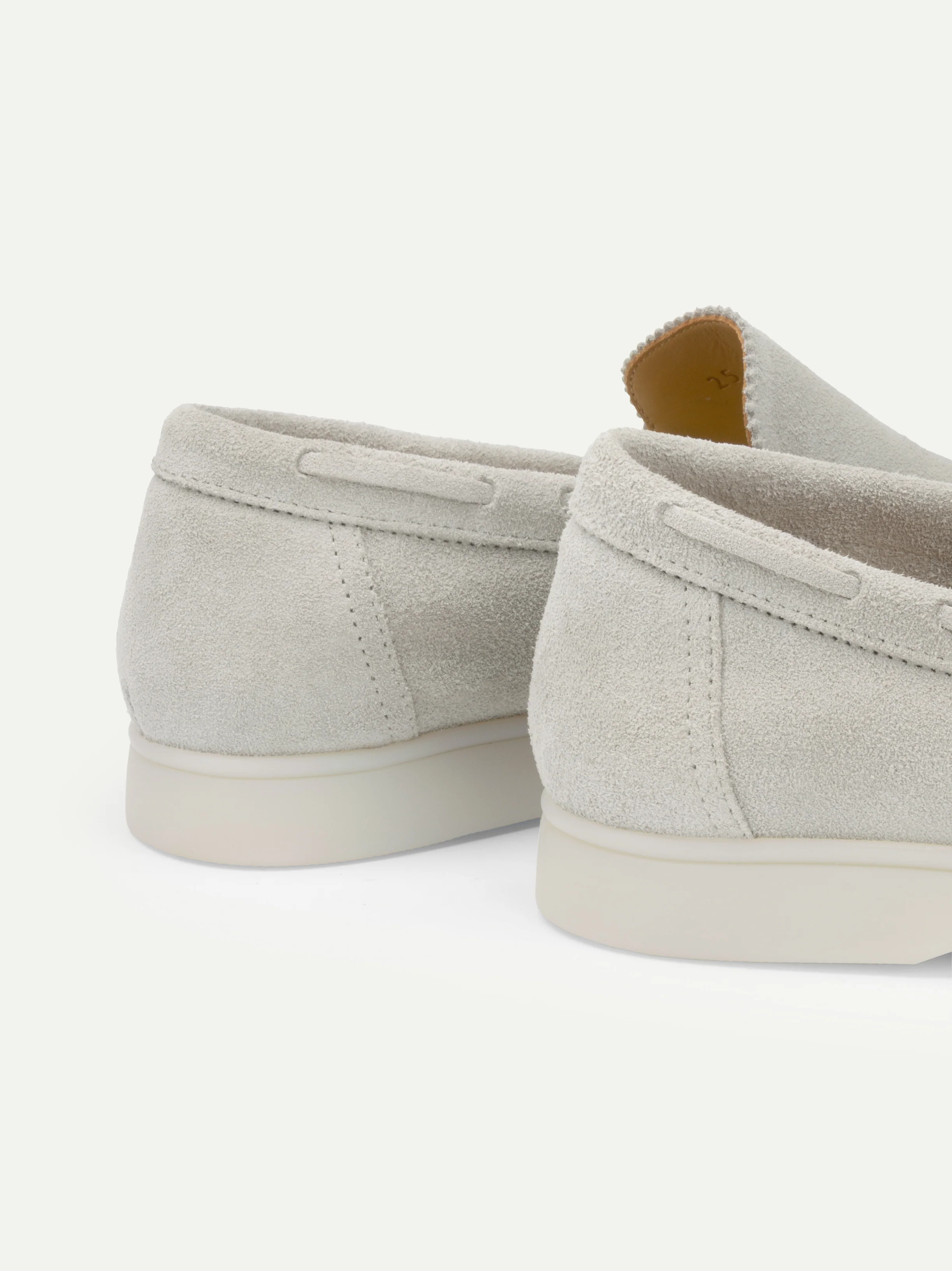 Lady Classic Grey Yacht Loafers - Image 4