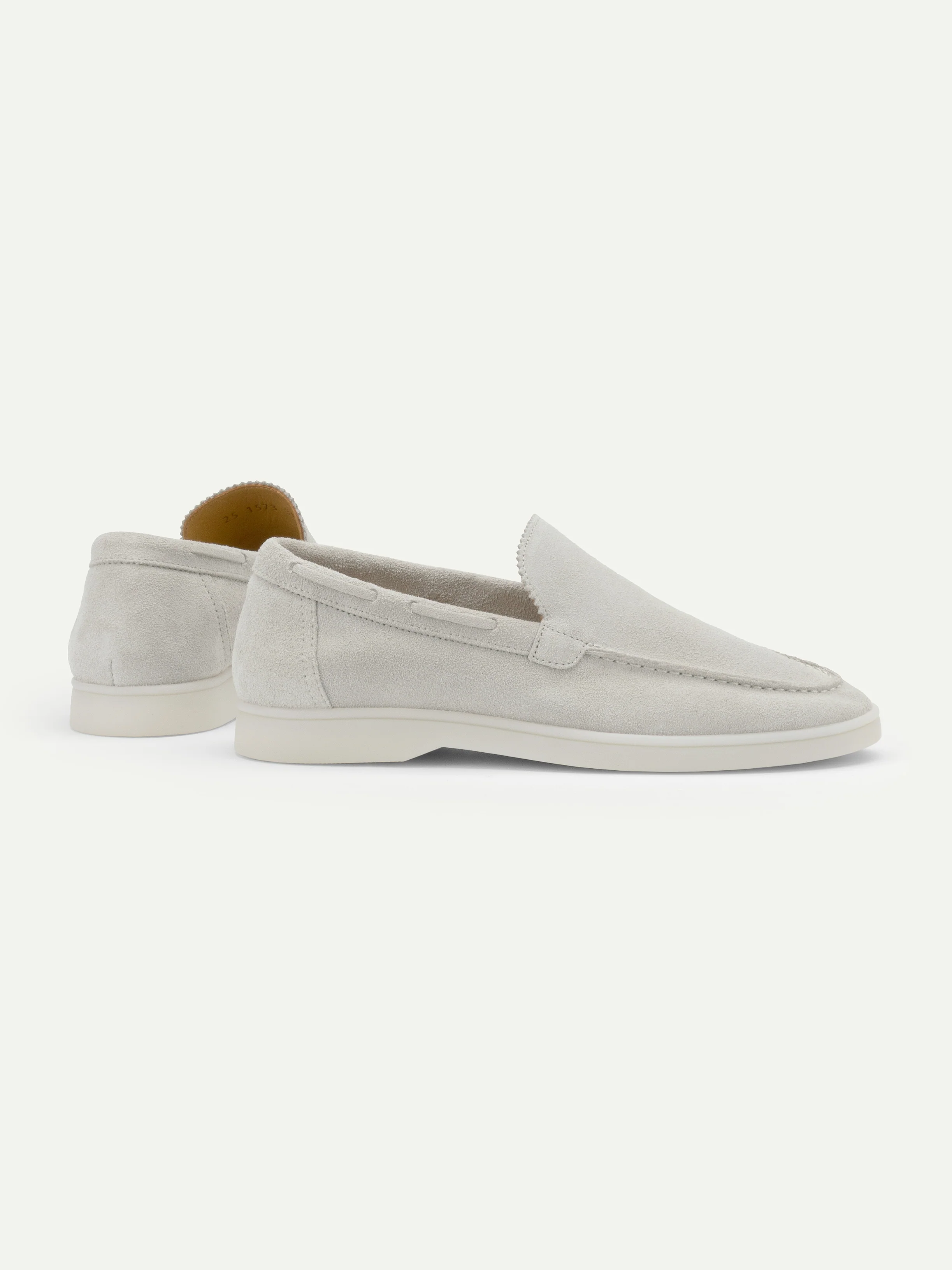 Lady Classic Grey Yacht Loafers - Image 5