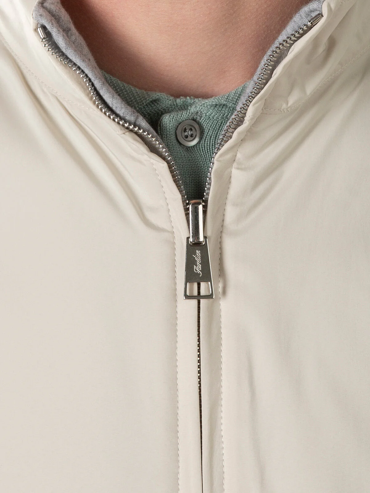 Ecru Reversible Resort Body Warmer - Image 3