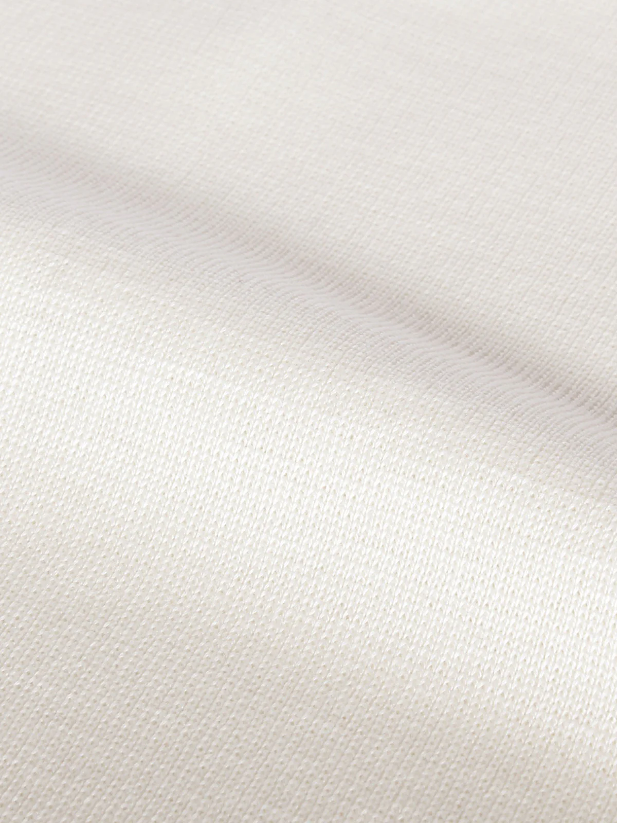 Extrafine Merino Knitted Shirt Ivory - Image 4