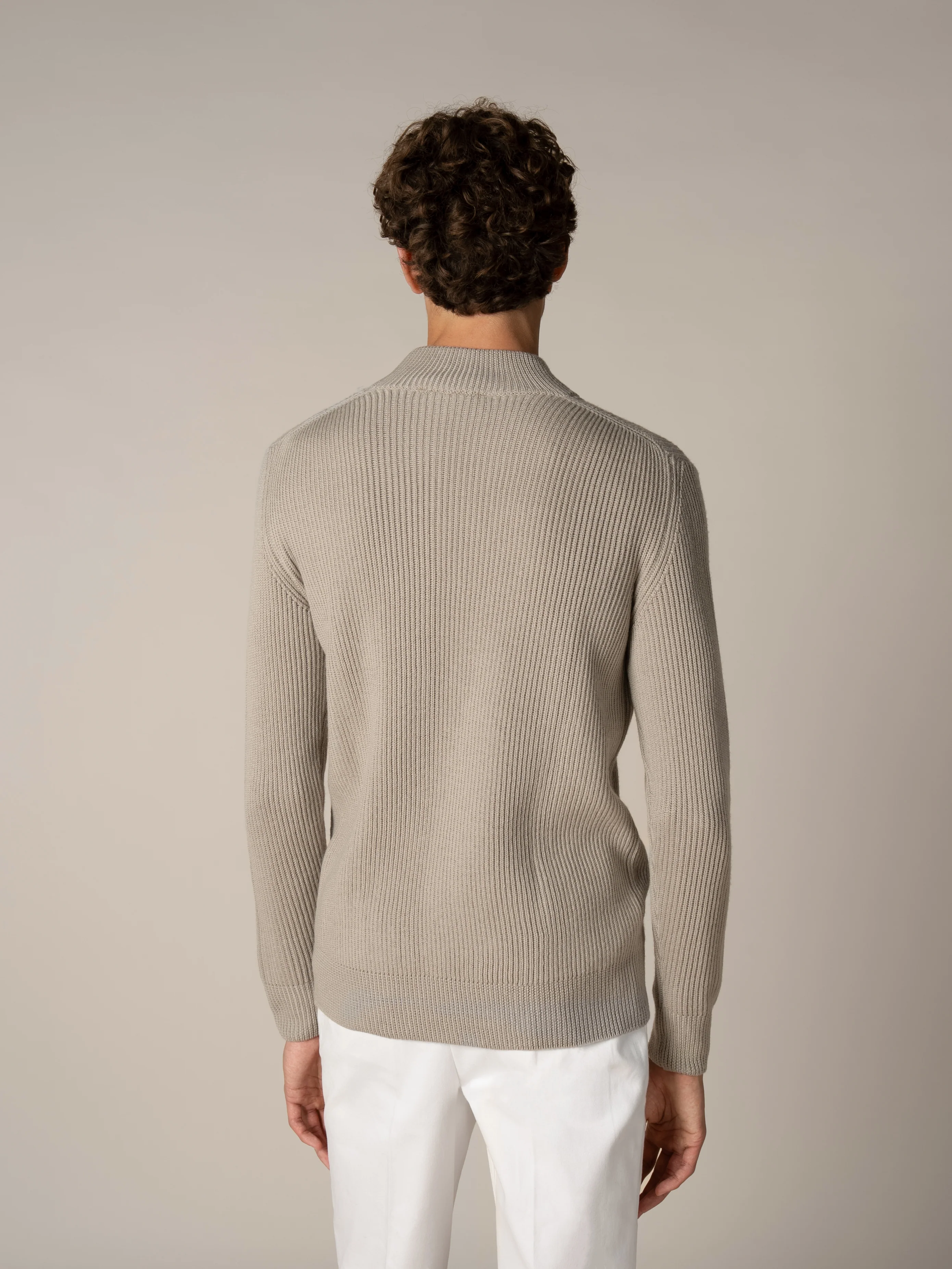 Costa Inglese Mockneck Greige - Image 5