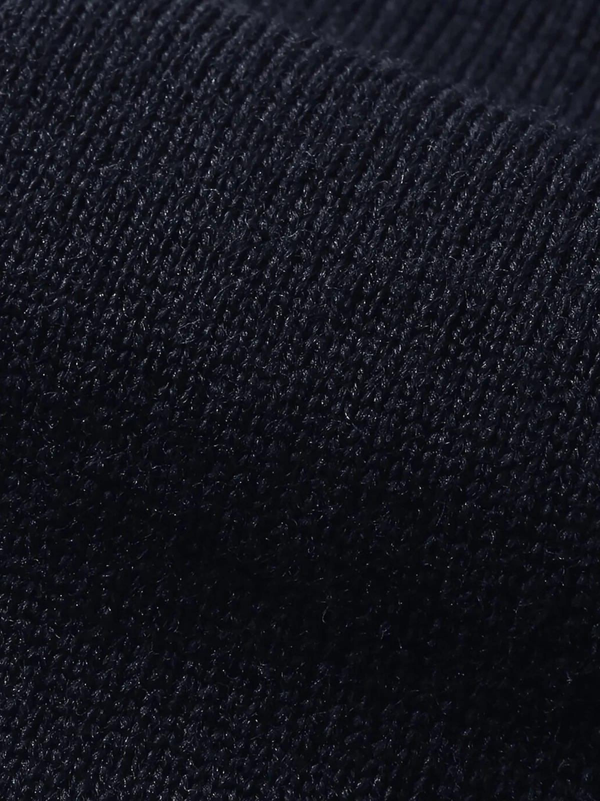 Extrafine Merino Zipper Sweater Navy - Image 6