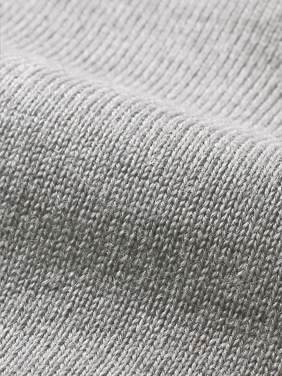Extrafine Merino Zipper Vest Light Grey - Image 6