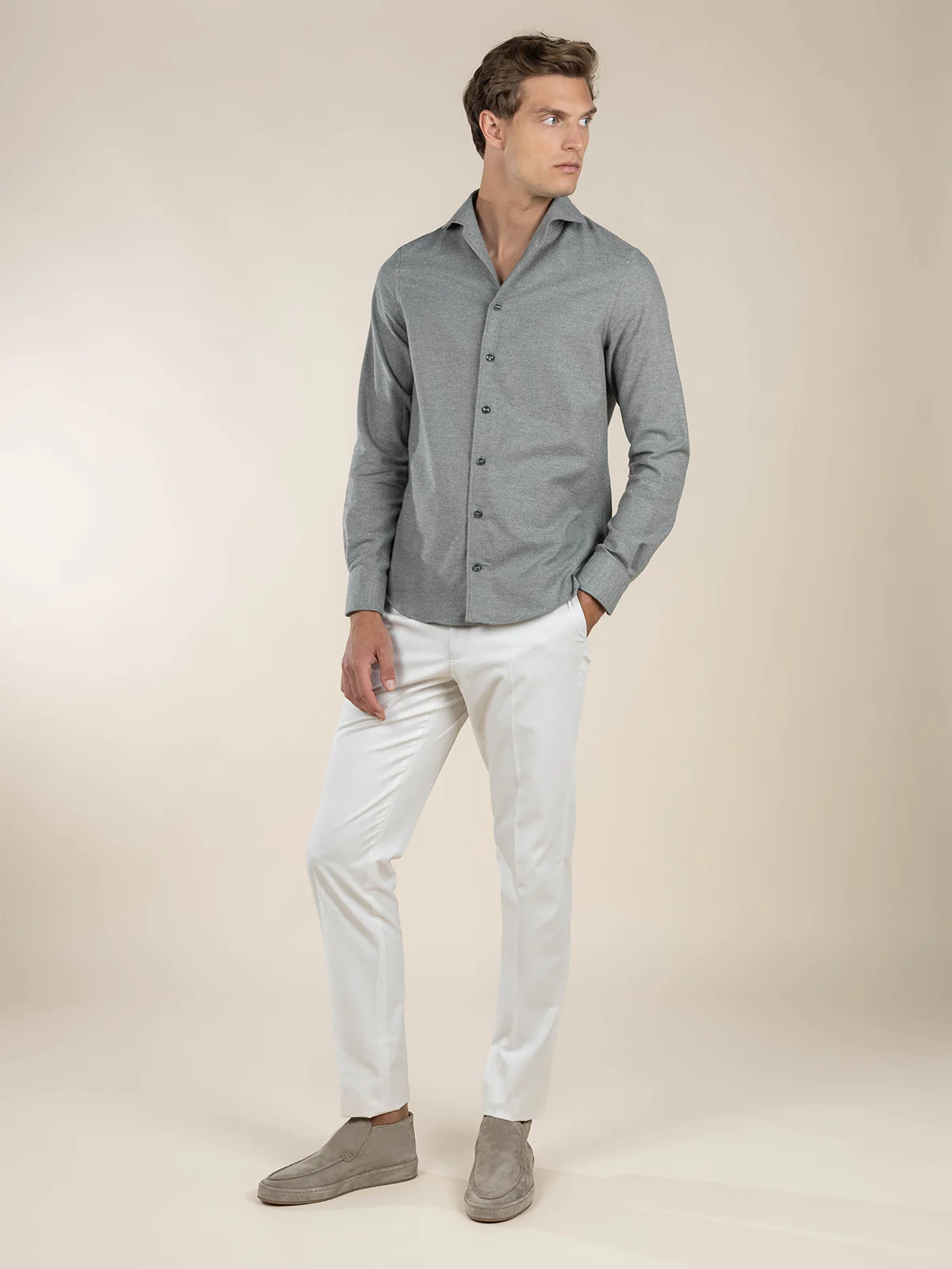 Grey Flannel Shirt - Image 7
