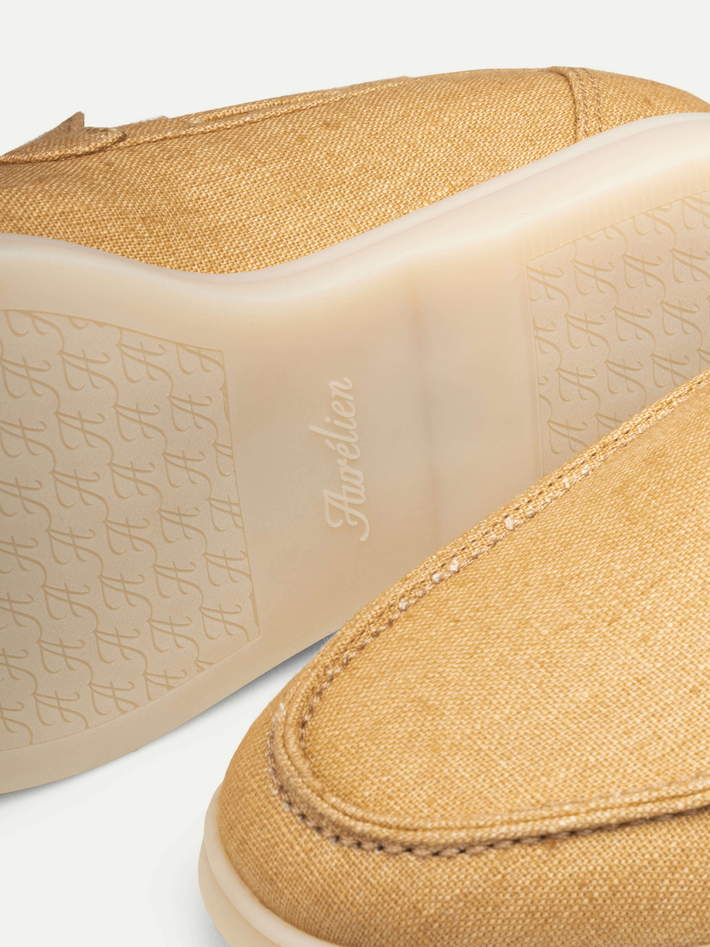 Honey Linen Yacht Loafers - Image 4