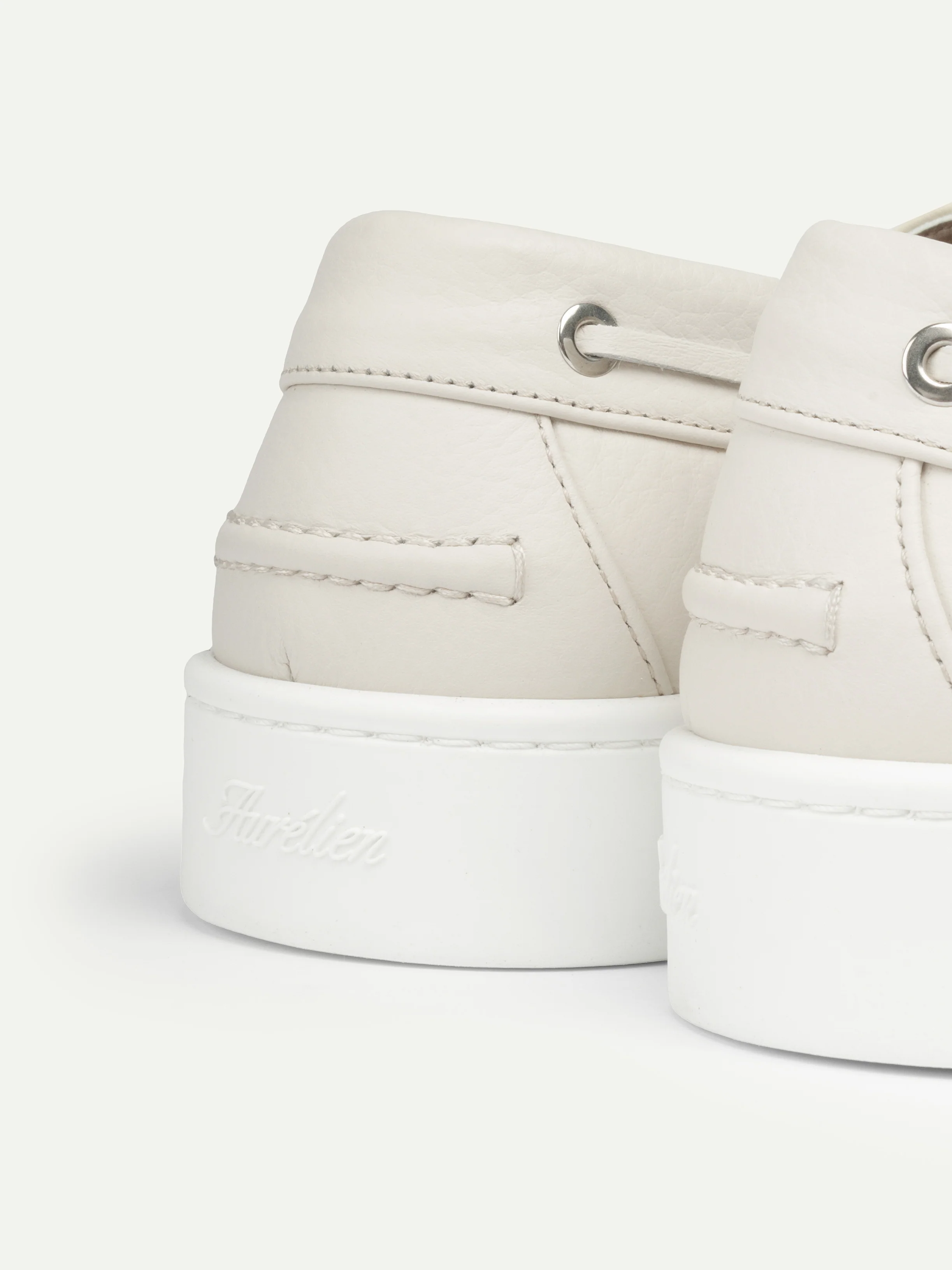 Ivory Boat Sneaker - Image 3