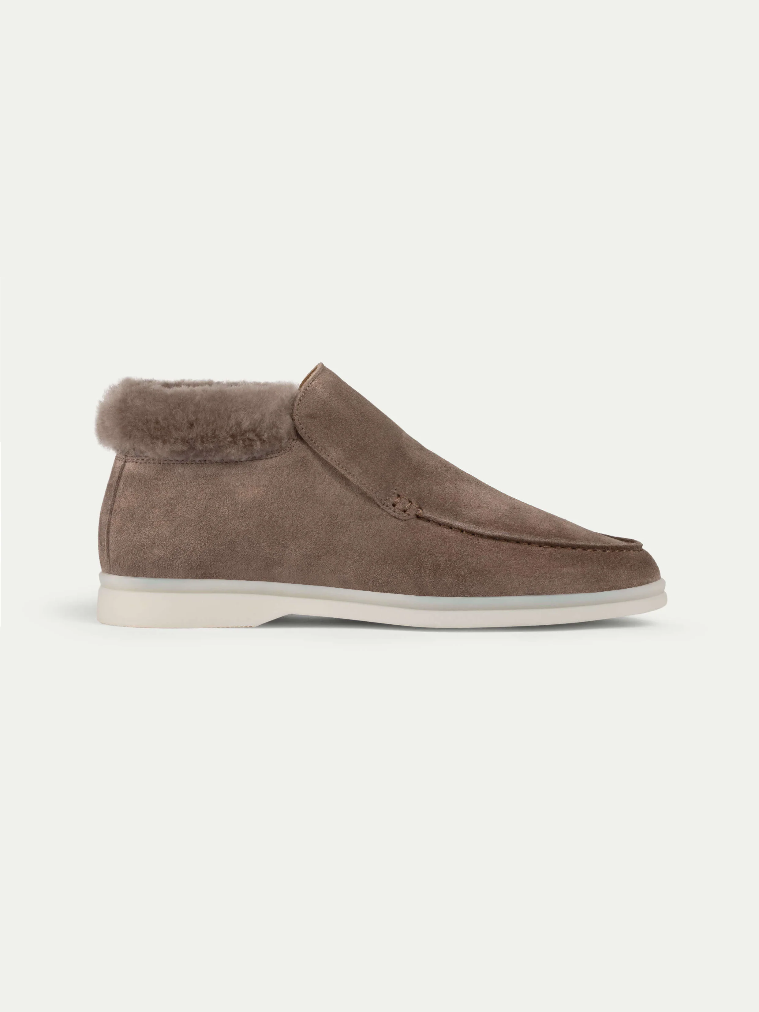 Lady Ash Grey City Loafer Fur - Image 4