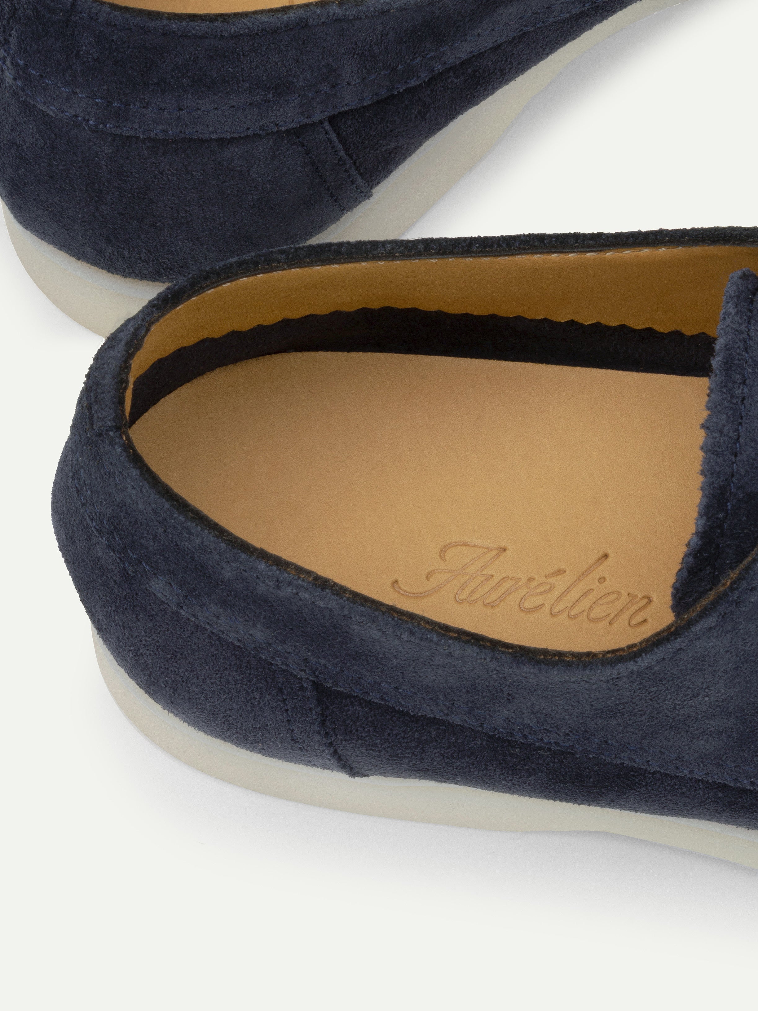 Lady Dark Navy Boat Loafers - Image 4