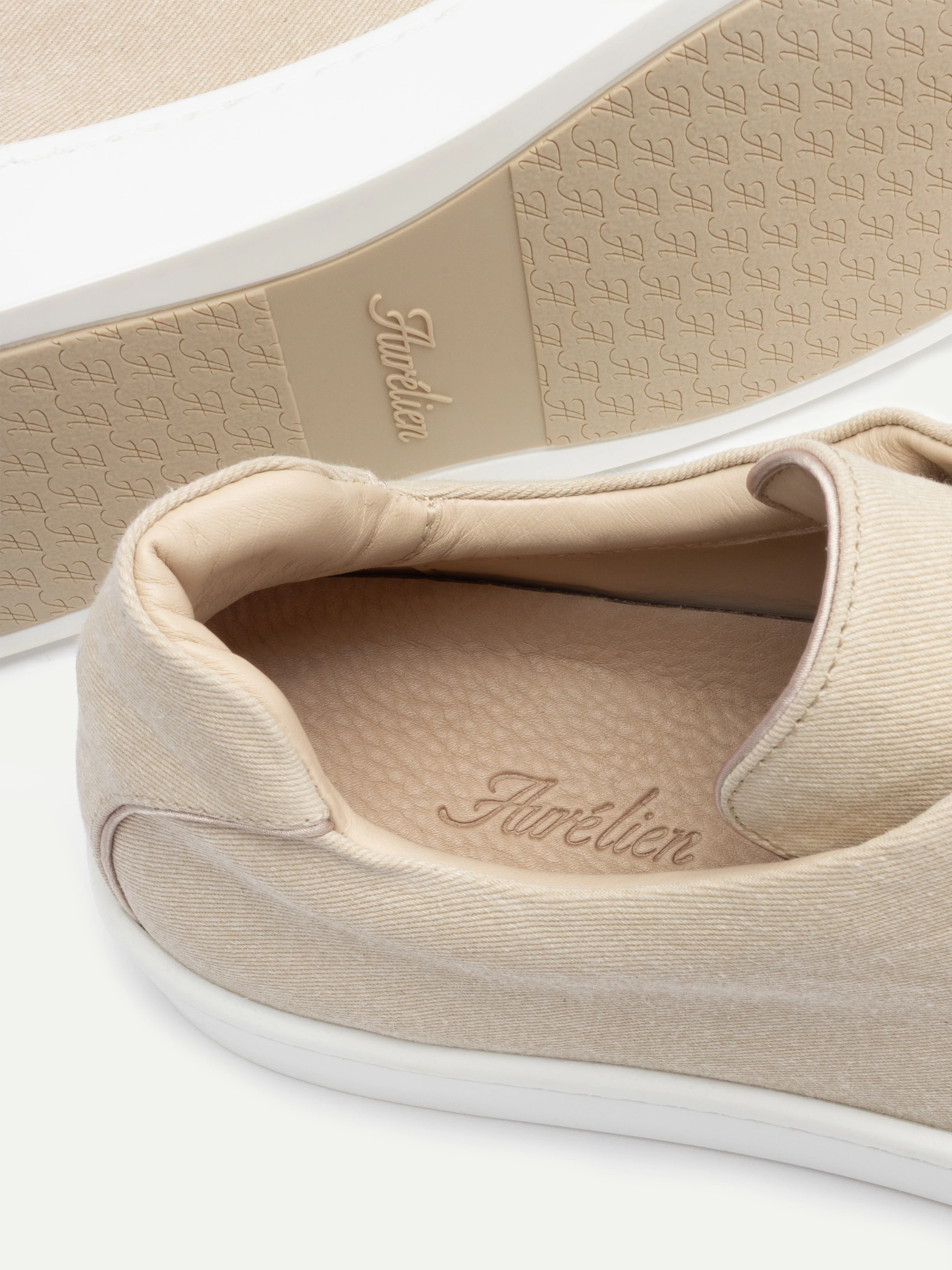 Light Beige Denim AUR3 Sneaker - Image 2