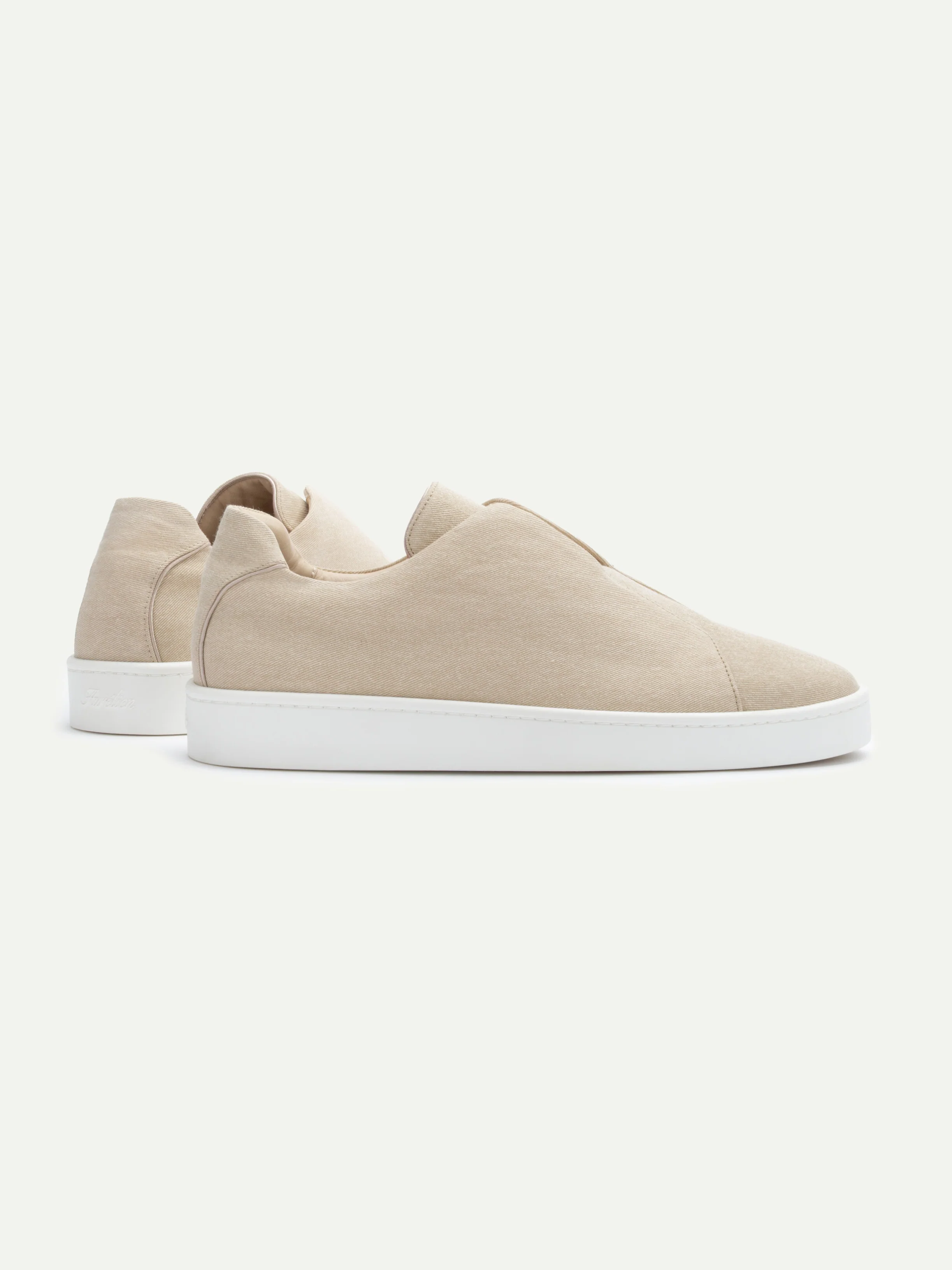 Light Beige Denim AUR3 Sneaker - Image 4