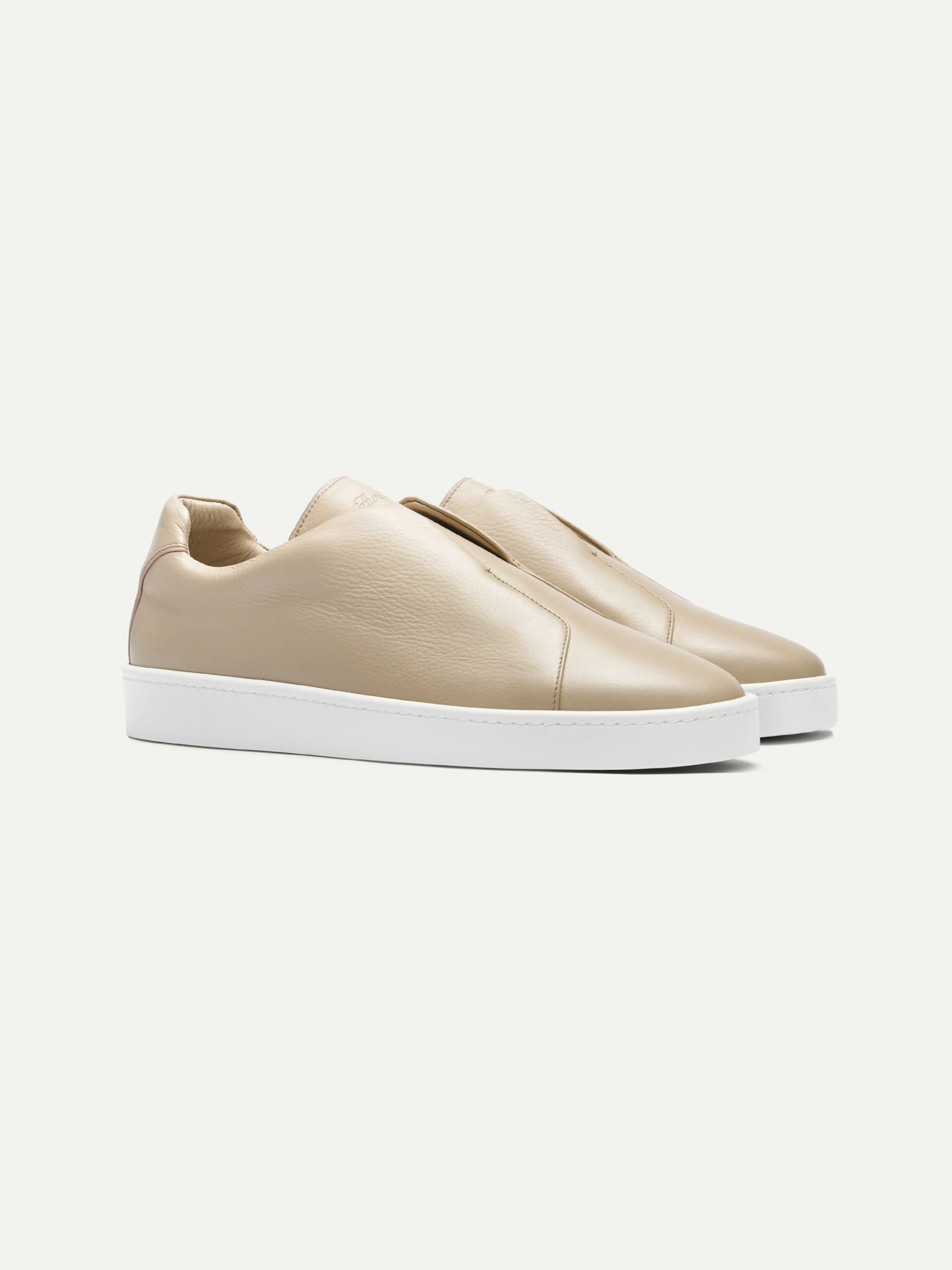 Light Beige Grain AUR3 Sneaker