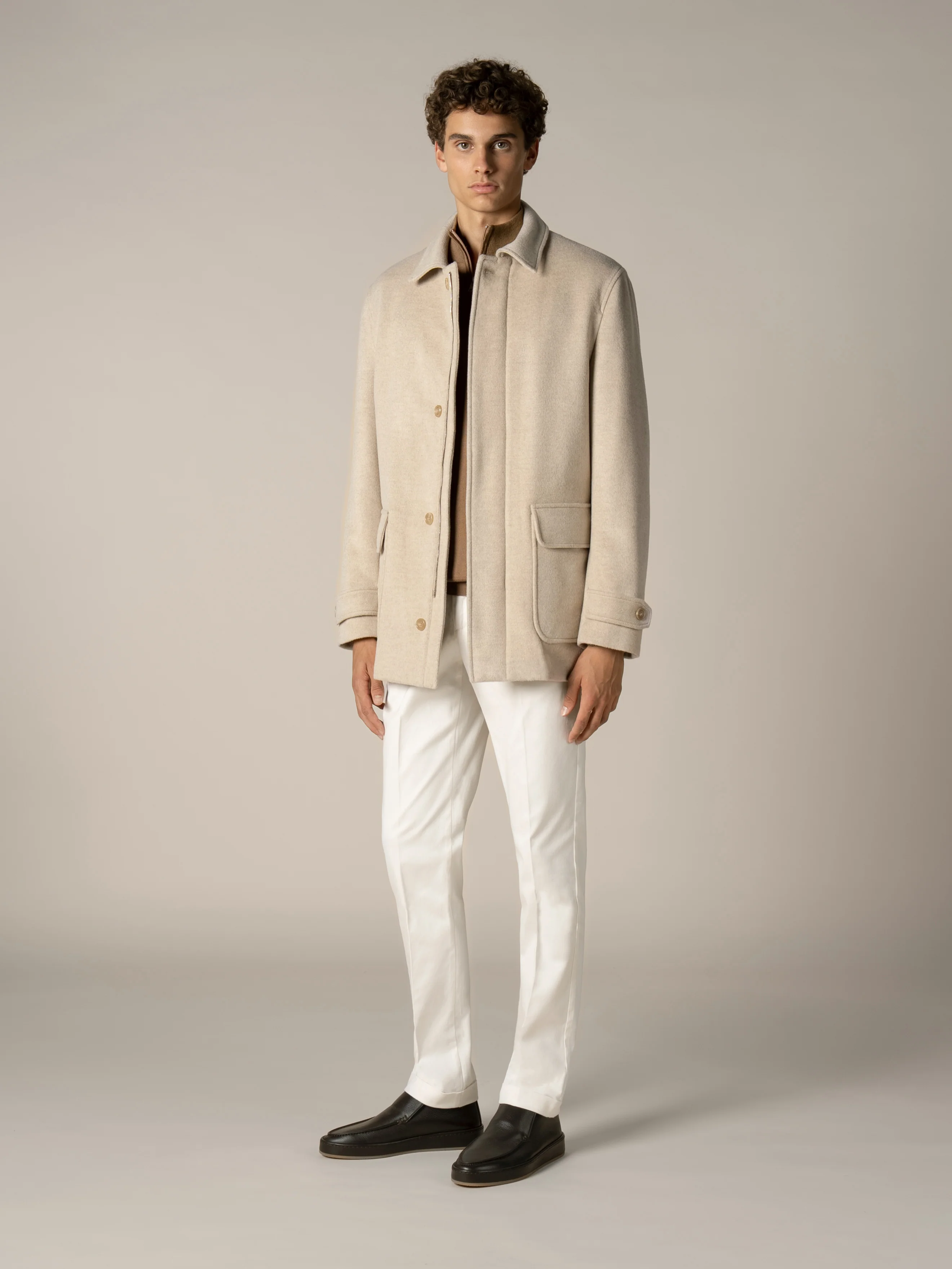 Light Beige Overcoat - Image 6