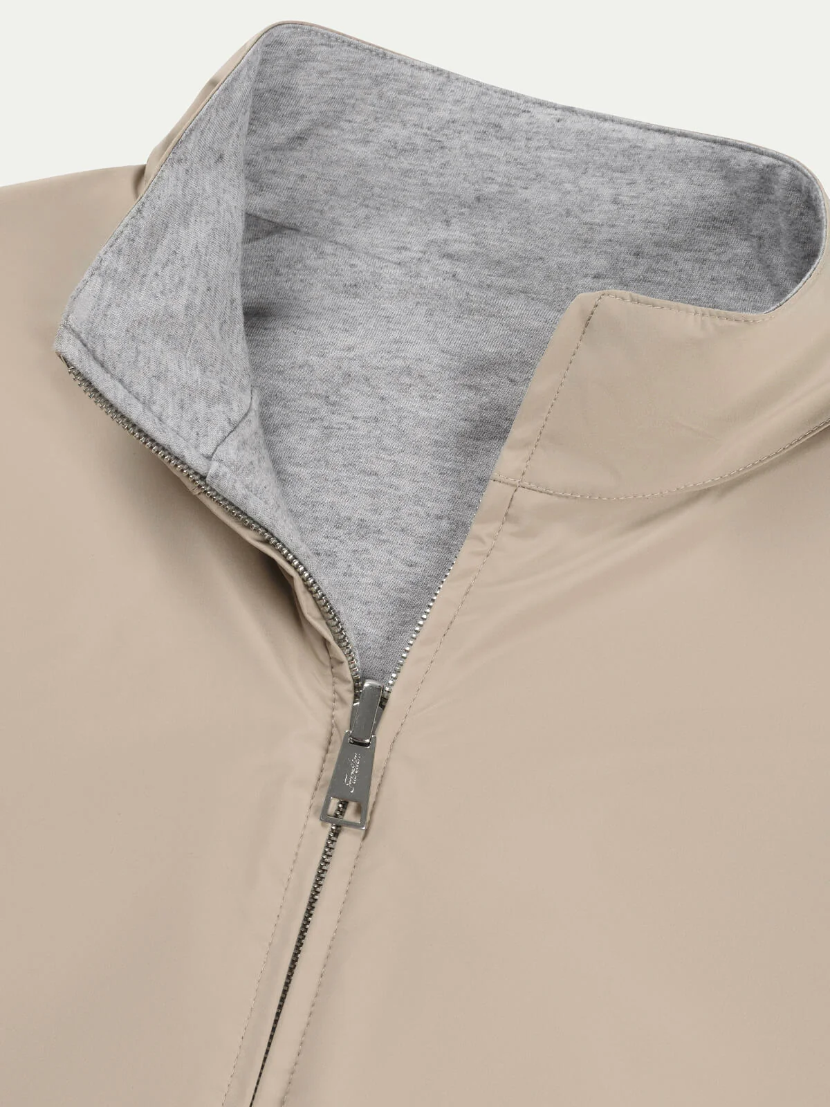 Beige Reversible Resort Body Warmer - Image 3