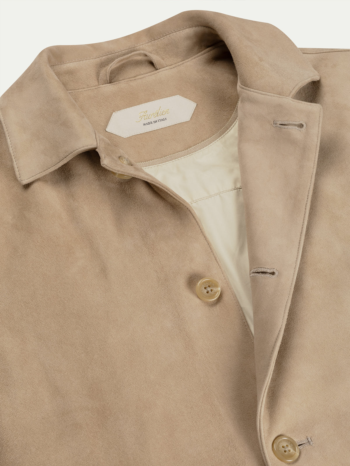 Light Beige Suede Jacket - Image 3