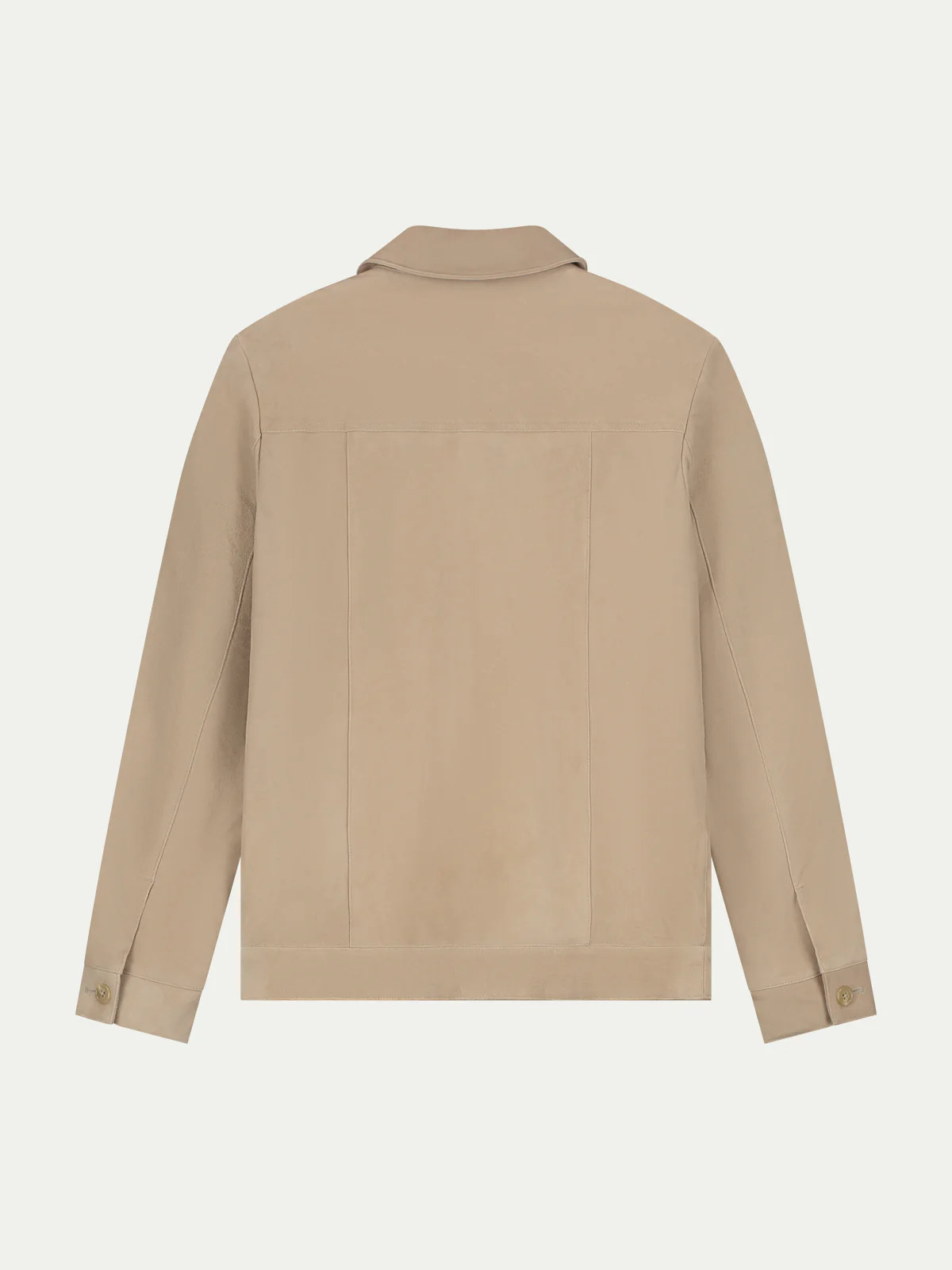 Light Beige Suede Jacket - Image 7