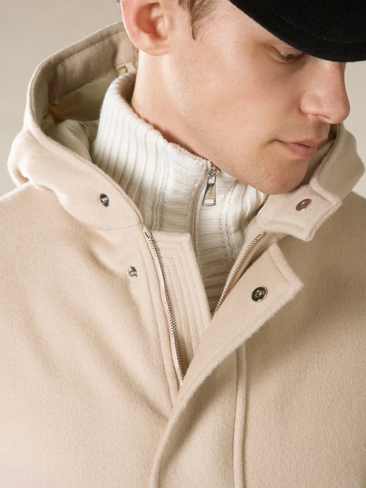 Light Beige Wintertime Parka - Image 3