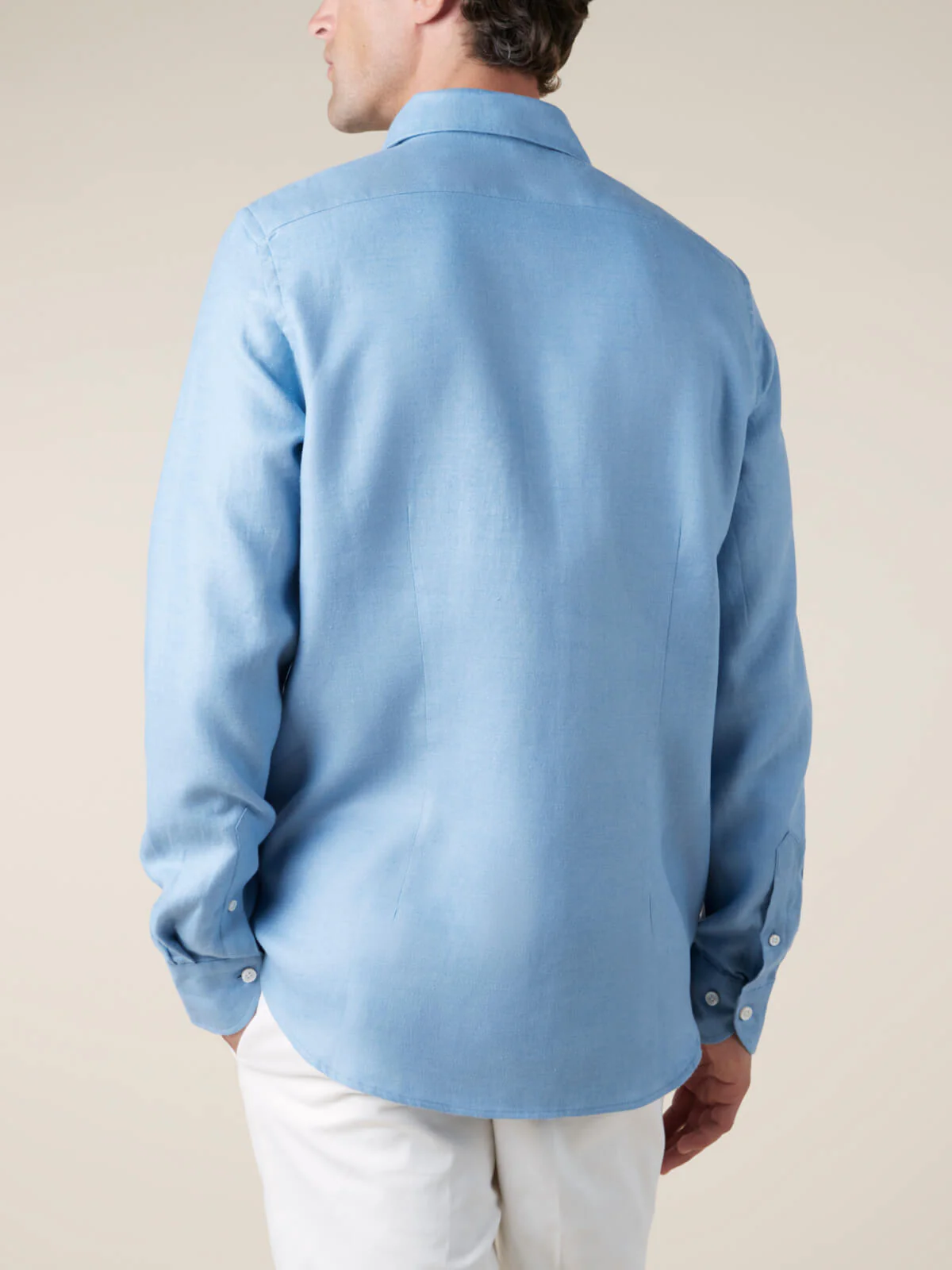 Light Blue Flannel Shirt - Image 4
