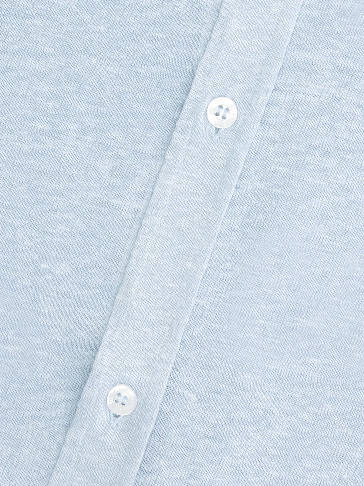 Light Blue Linen Bayside Shirt - Image 6