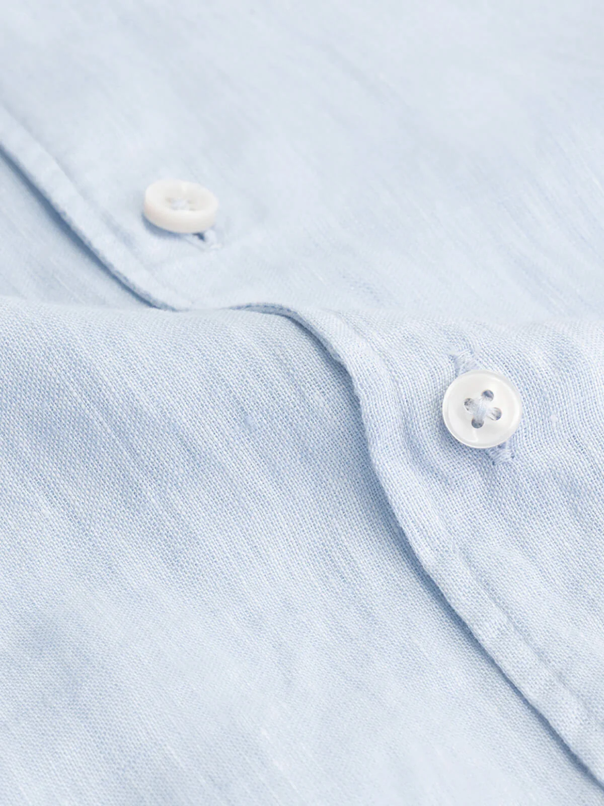 Light Blue Linen Seaside Shirt - Image 5