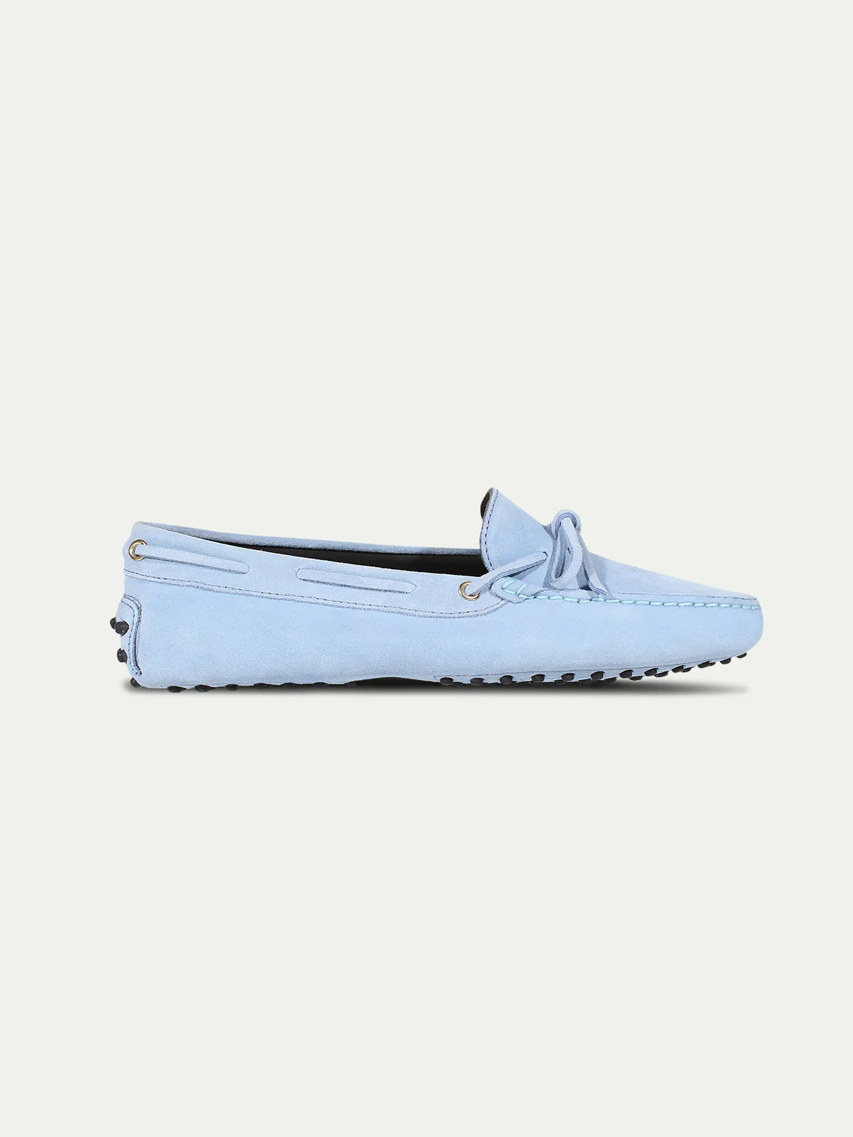 Light Blue Suede Driving Shoes - Image 4