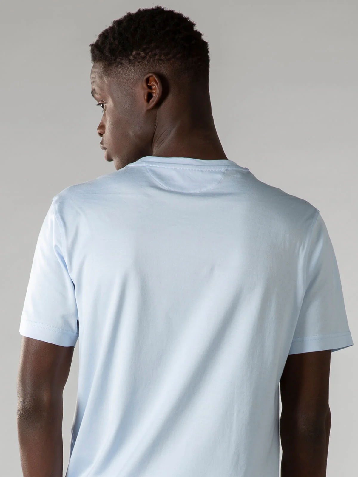Light Blue Classic T-Shirt - Image 4