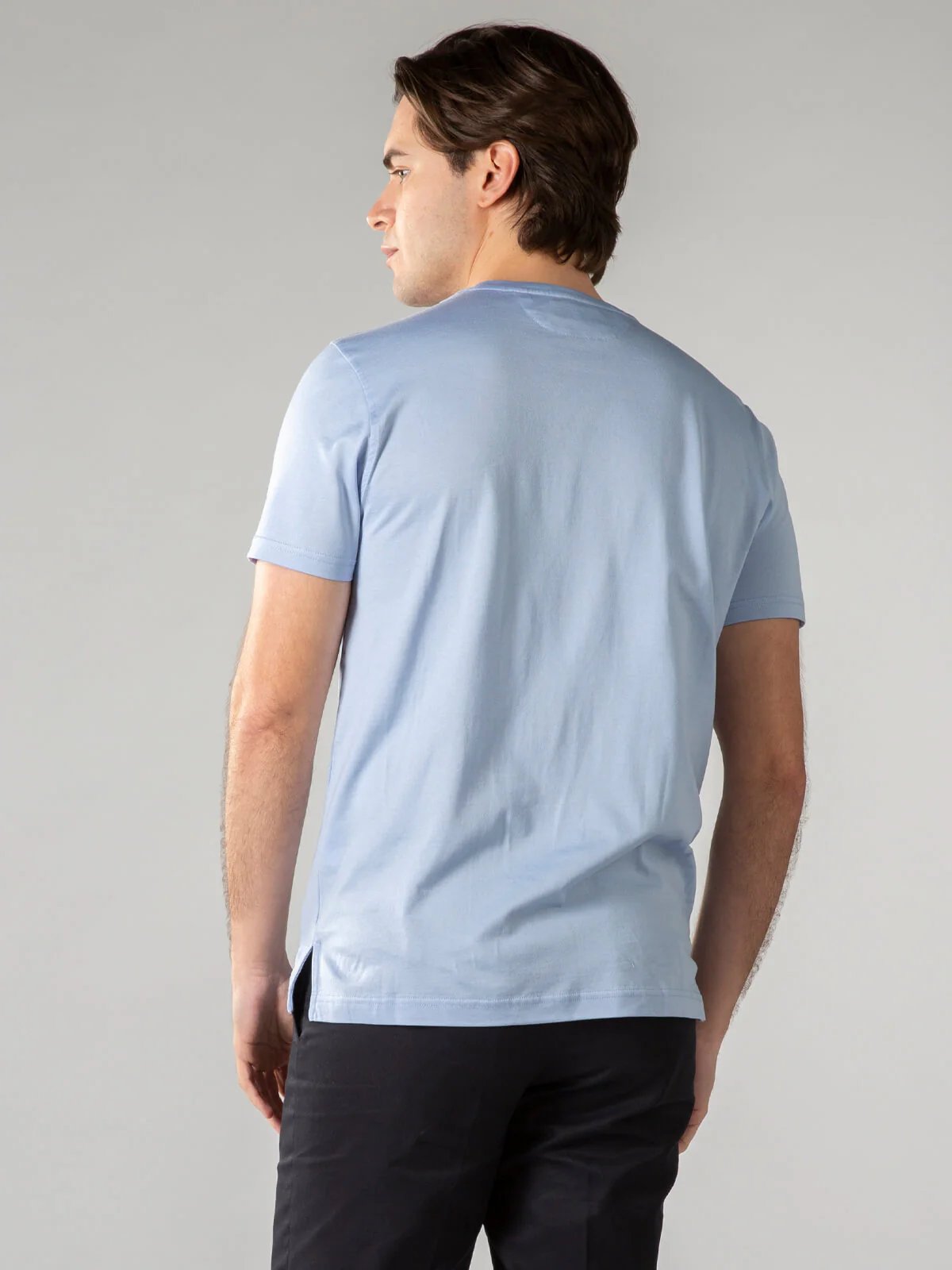 Light Blue Classic T-Shirt - Image 5
